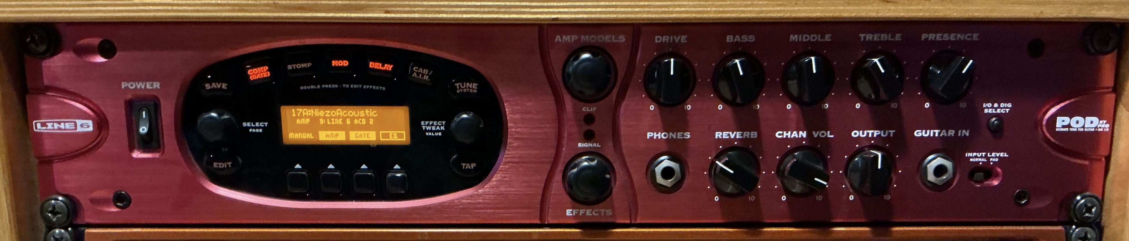 Line 6 Pod XT Pro Multi FX guitar processor/audioprocessor