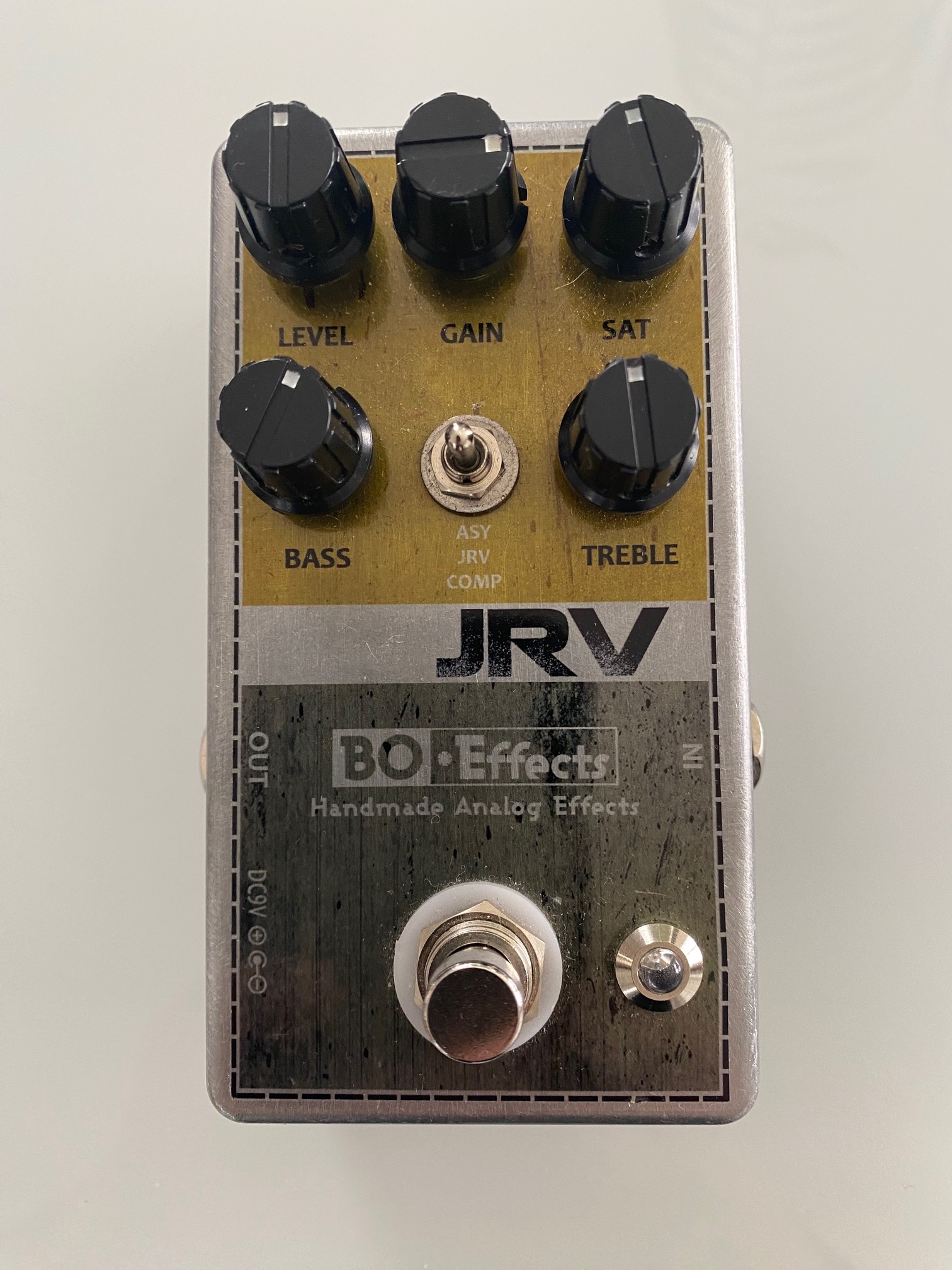 pédale d'overdrive Bo Effects JRV (clone de Jan Ray Vemuran)