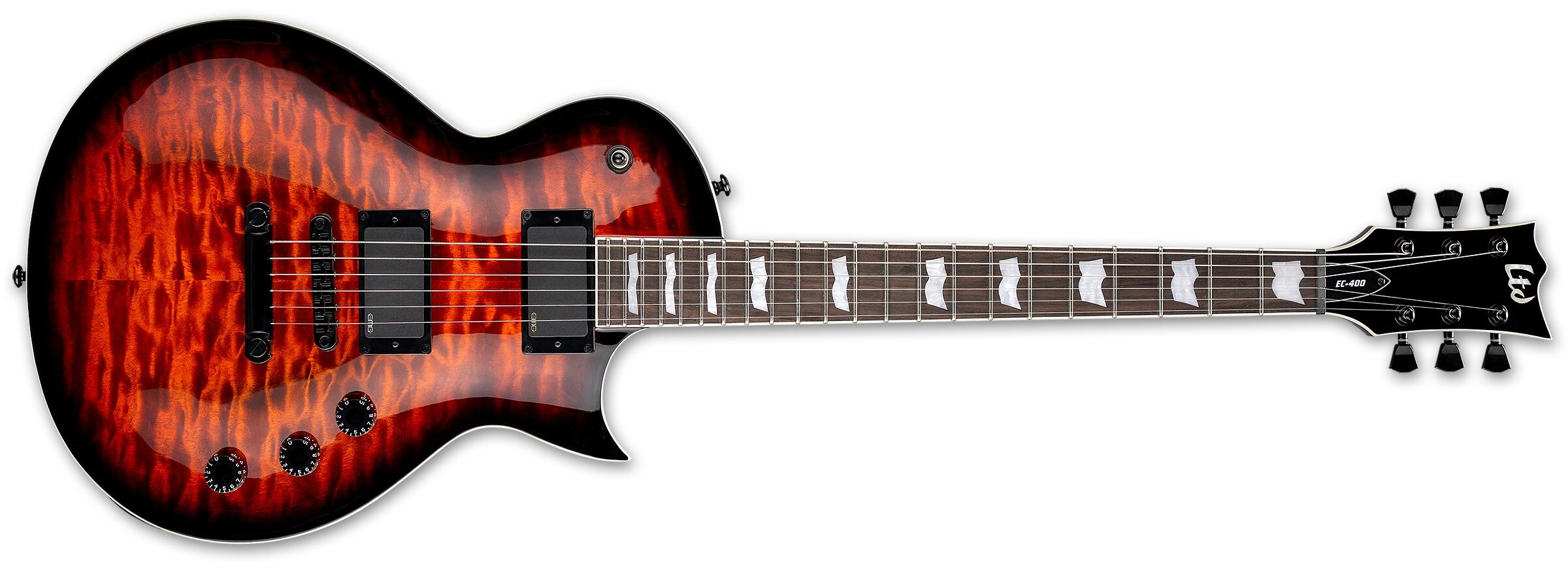 LTD EC-400QM : EC-400QM - Vintage Burst