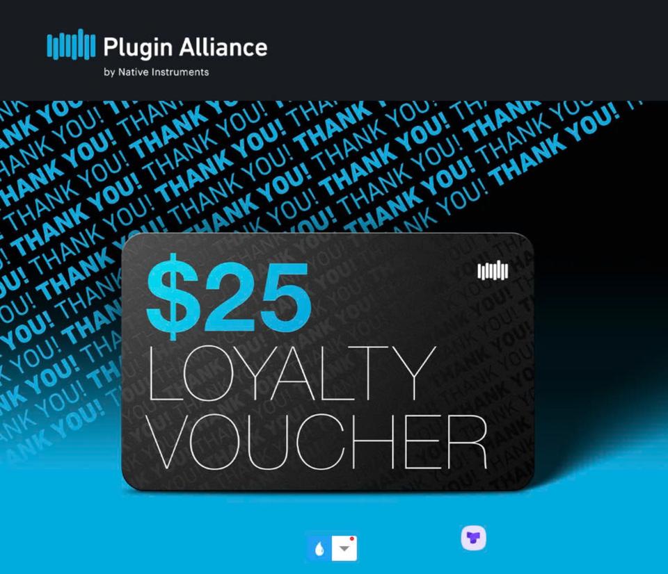 Plugin Alliance $25 Voucher