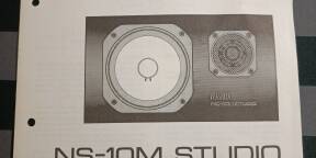 Vends mode emploi YAMAHA NS-10M