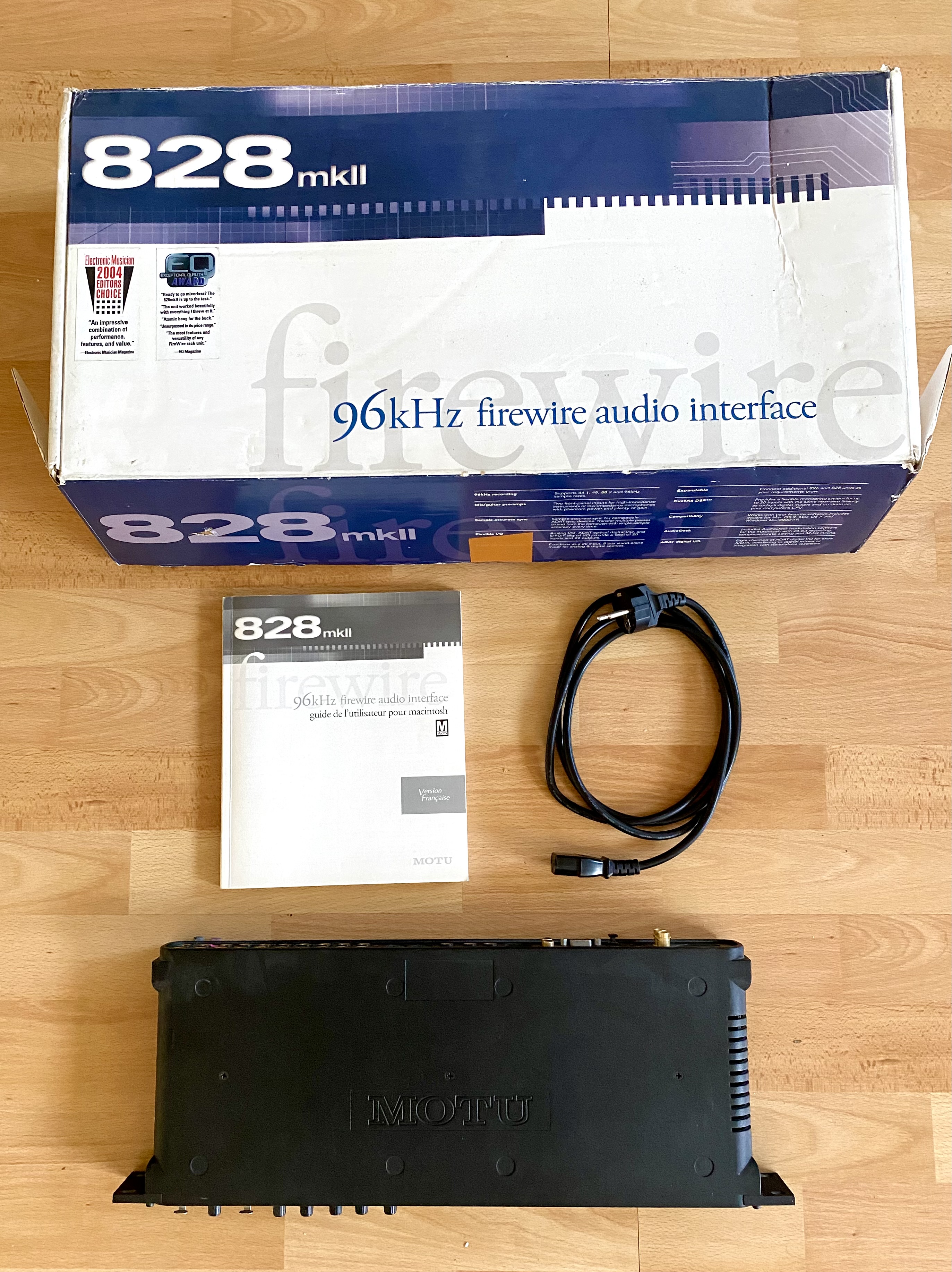 Vends Motu 828 mkII 