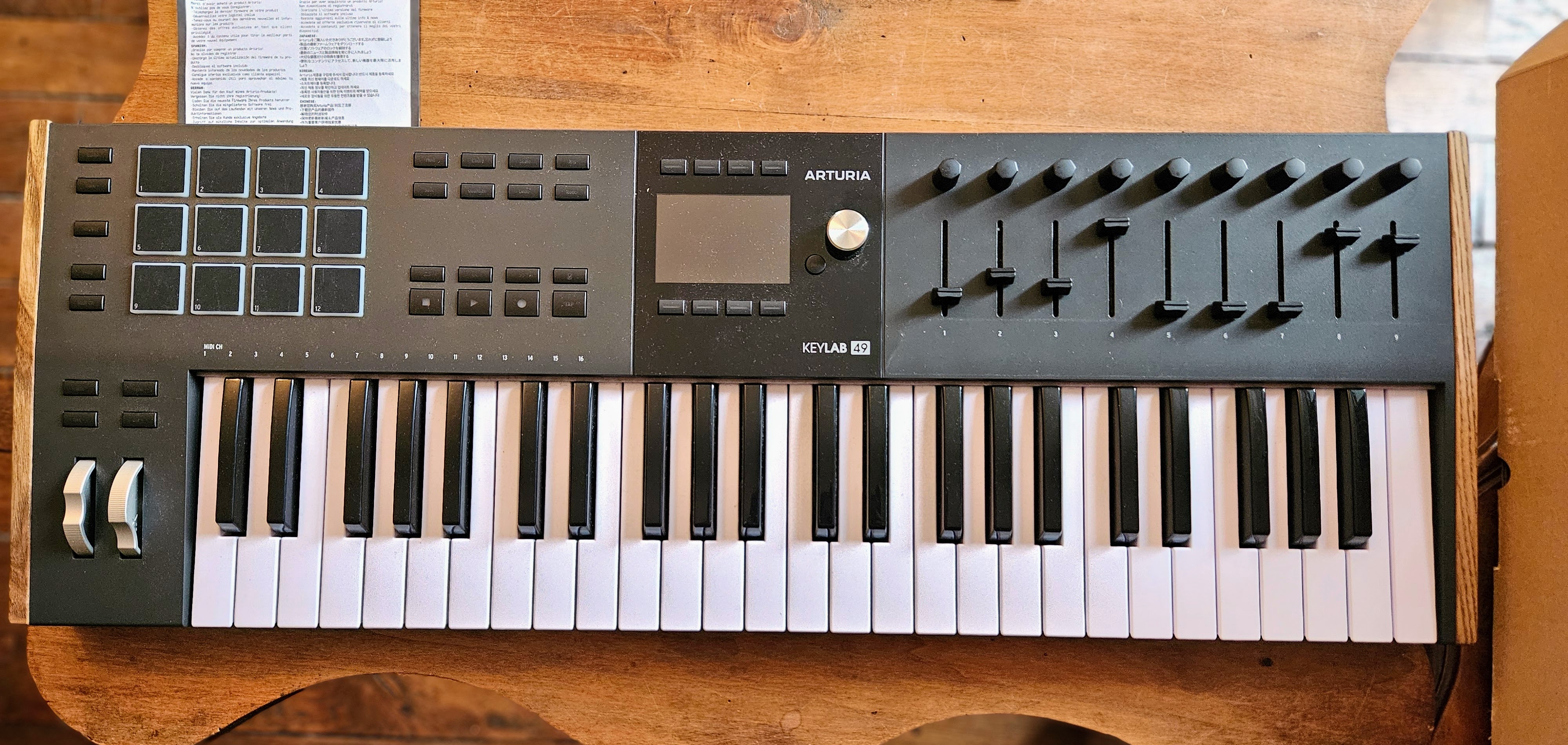 Arturia KeyLab 49 mk3 Black Edition – Excellent État (Facture & Boîte)