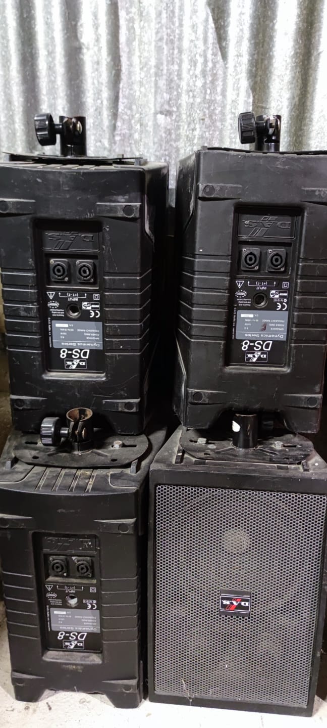 Vends pack sono DAS DS-8 (4 enceintes + ampli et câble)