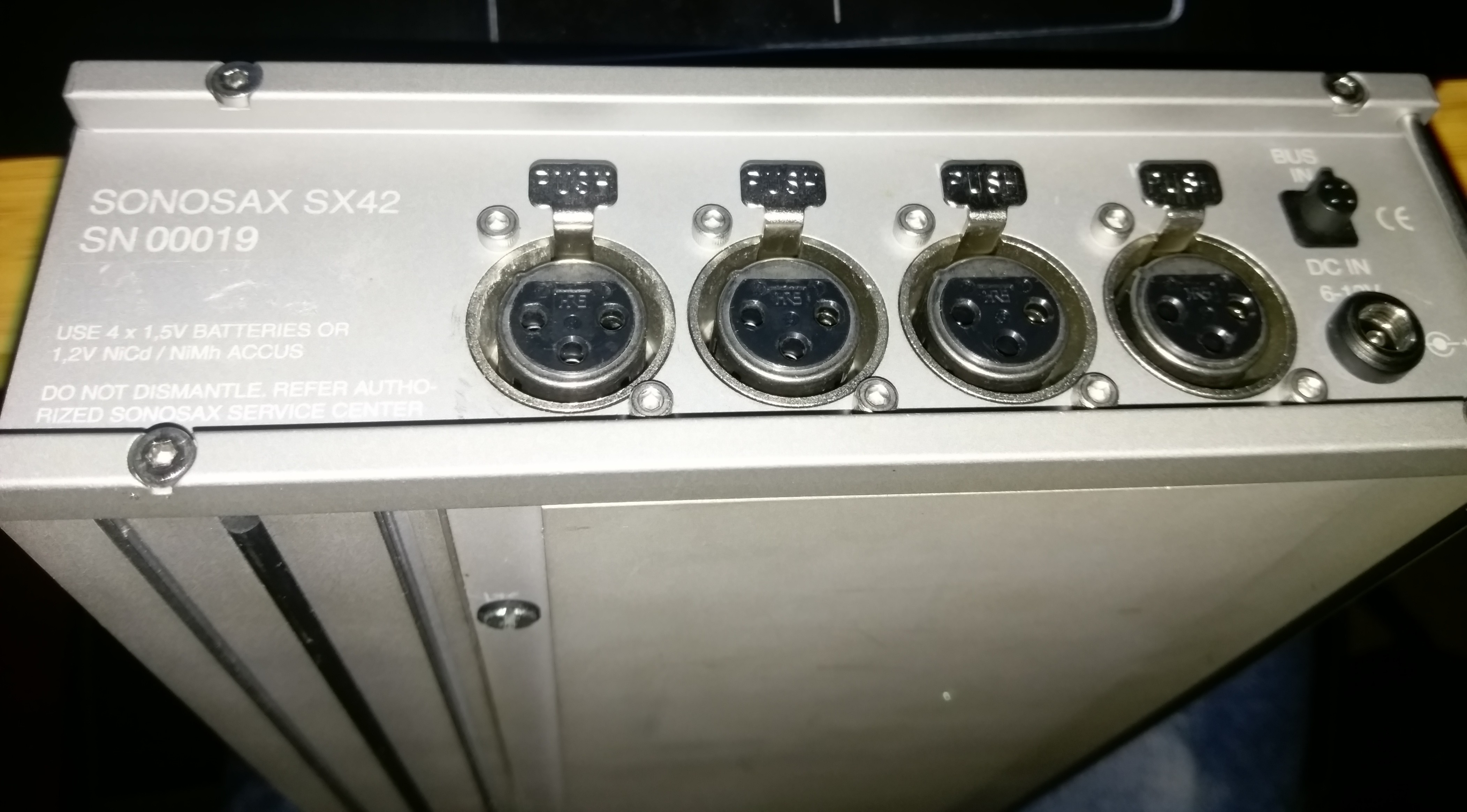 Mixette Sonosax SX42 option 4xAES