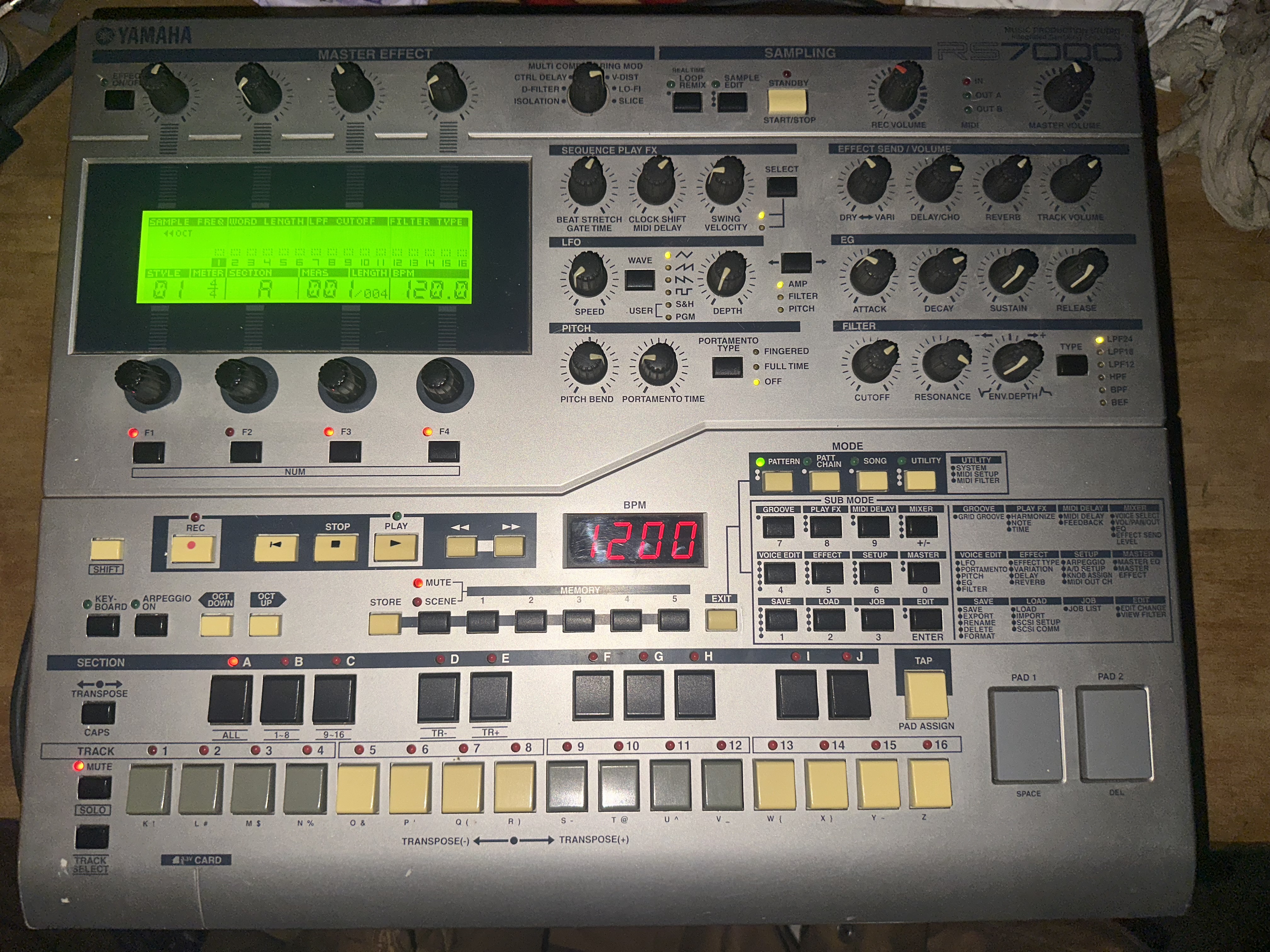 Yamaha rs7000 + carte aieb2