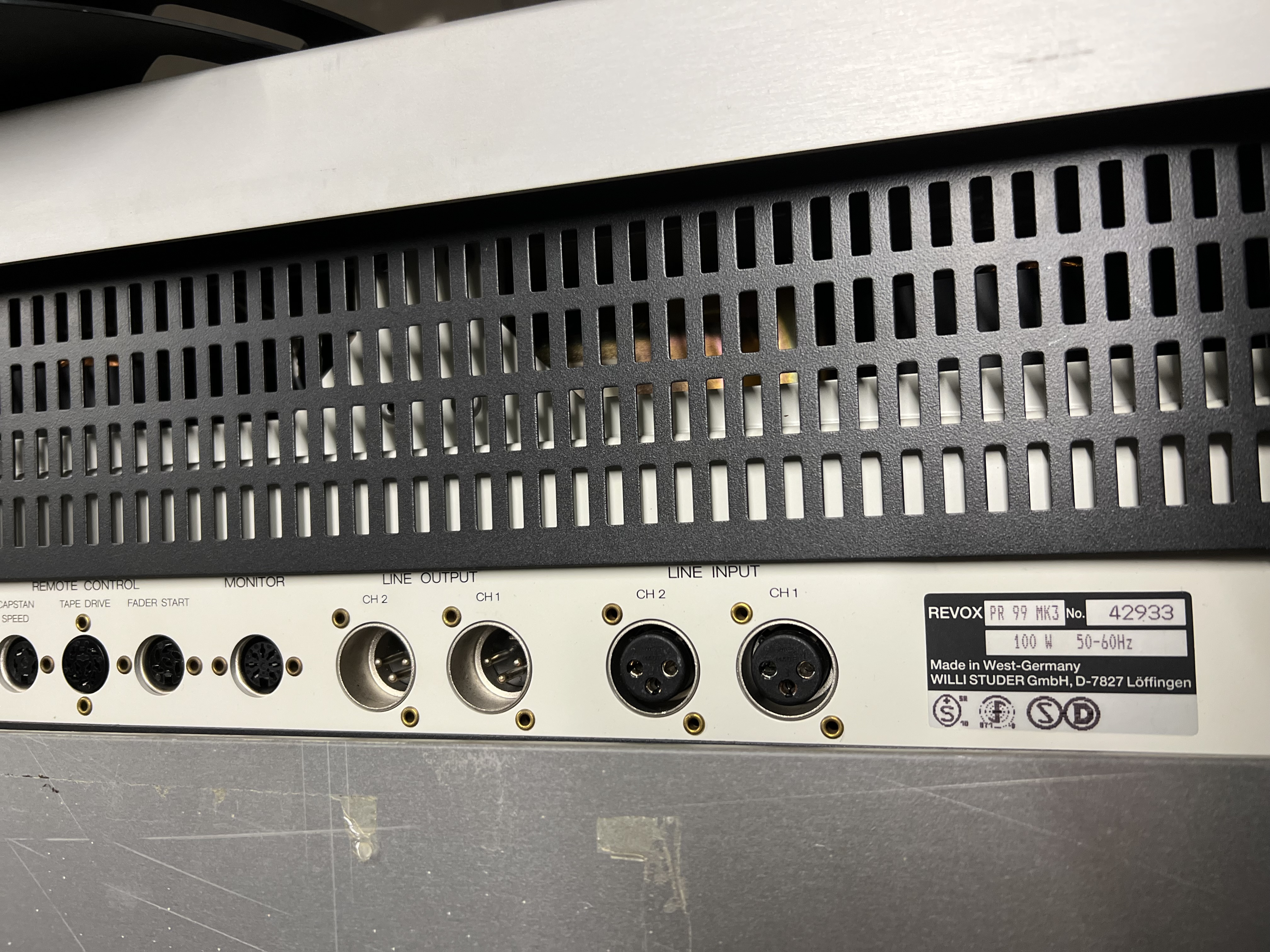 REVOX PR99 MKIII connectique(3)