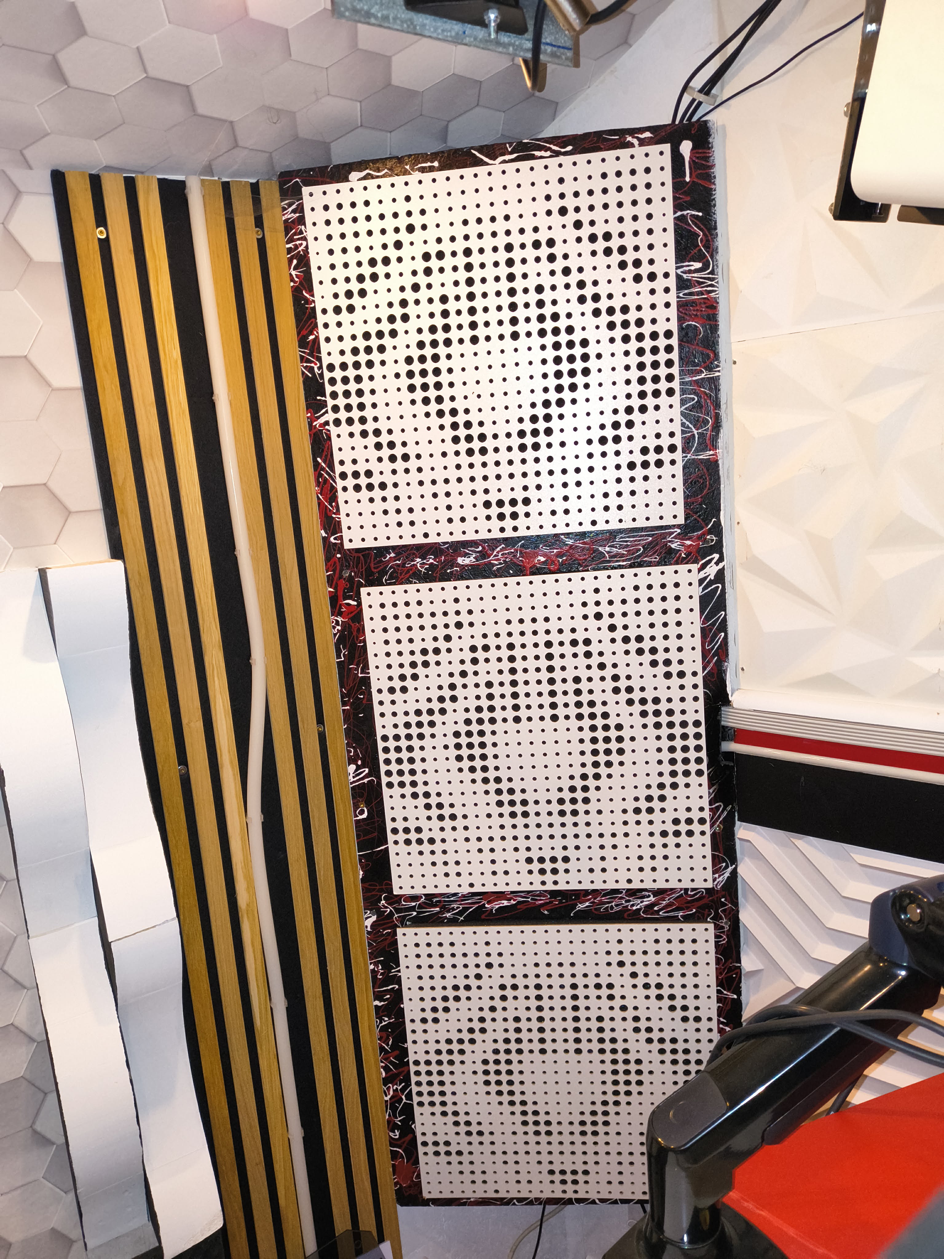 Panneaux'acoustique studio de musique