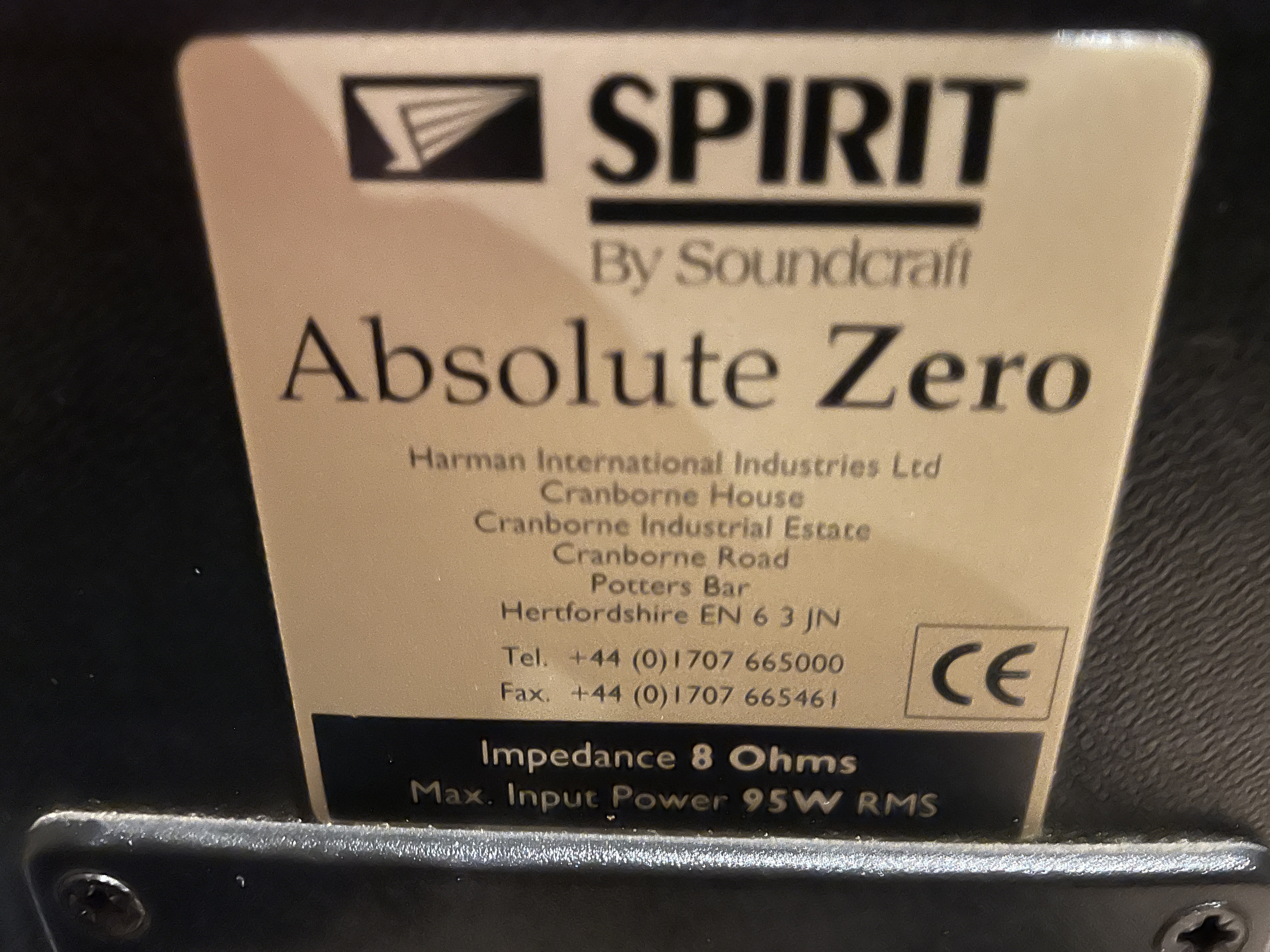 Soundcraft Spirit Absolute Zero (96869)