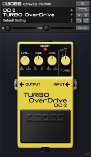 BOSS Effects Pedals Plugin OD-2 Turbo Overdrive BOSS Effects Pedals Plugin OD-2 Turbo Overdrive
