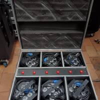 Vends projecteurs sur batterie à leds BEAMZ avec flightcase