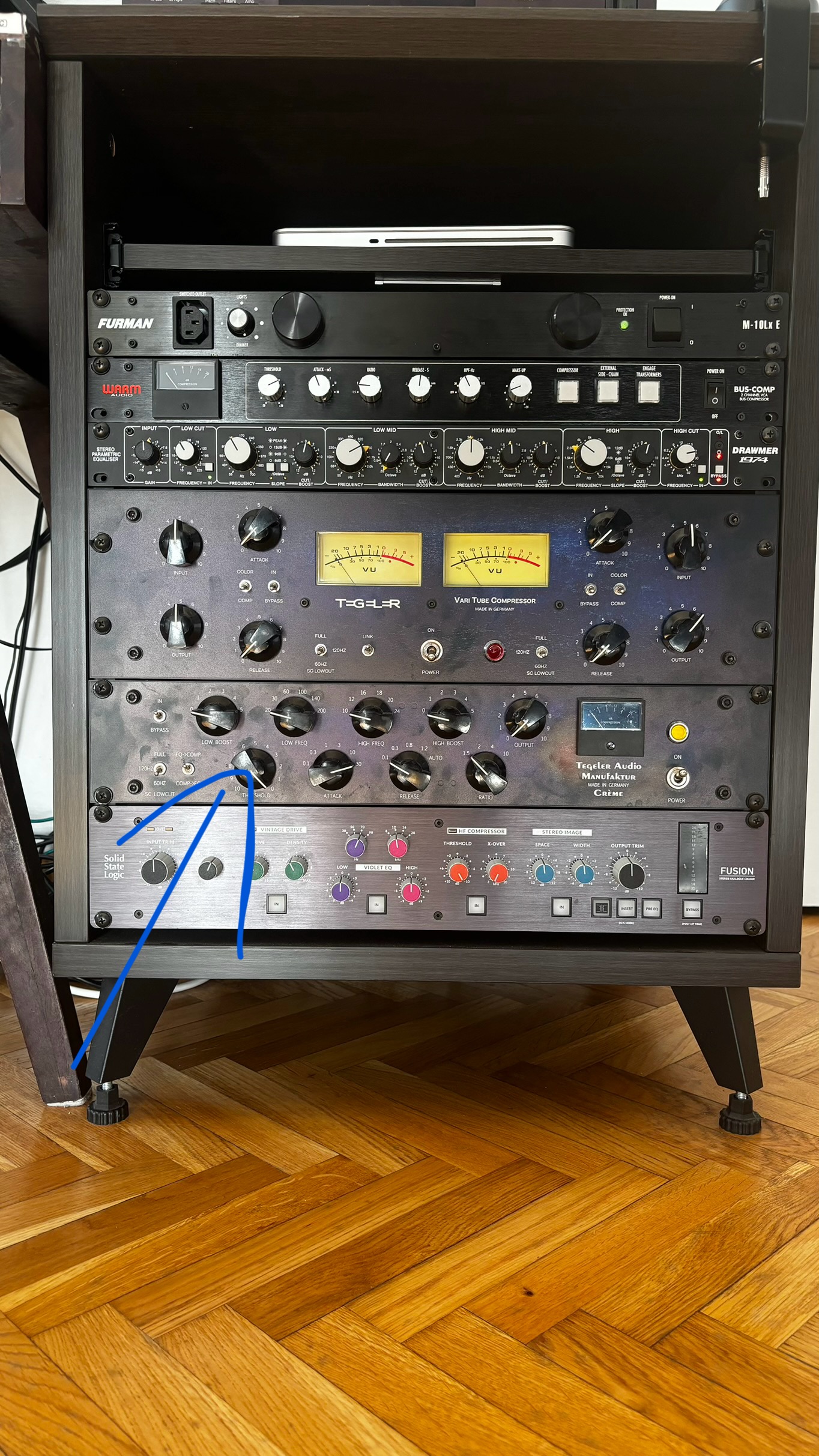 Tegeler Audio Manufaktur Crème – Compresseur / Saturation analogique stéréo – Excellent état