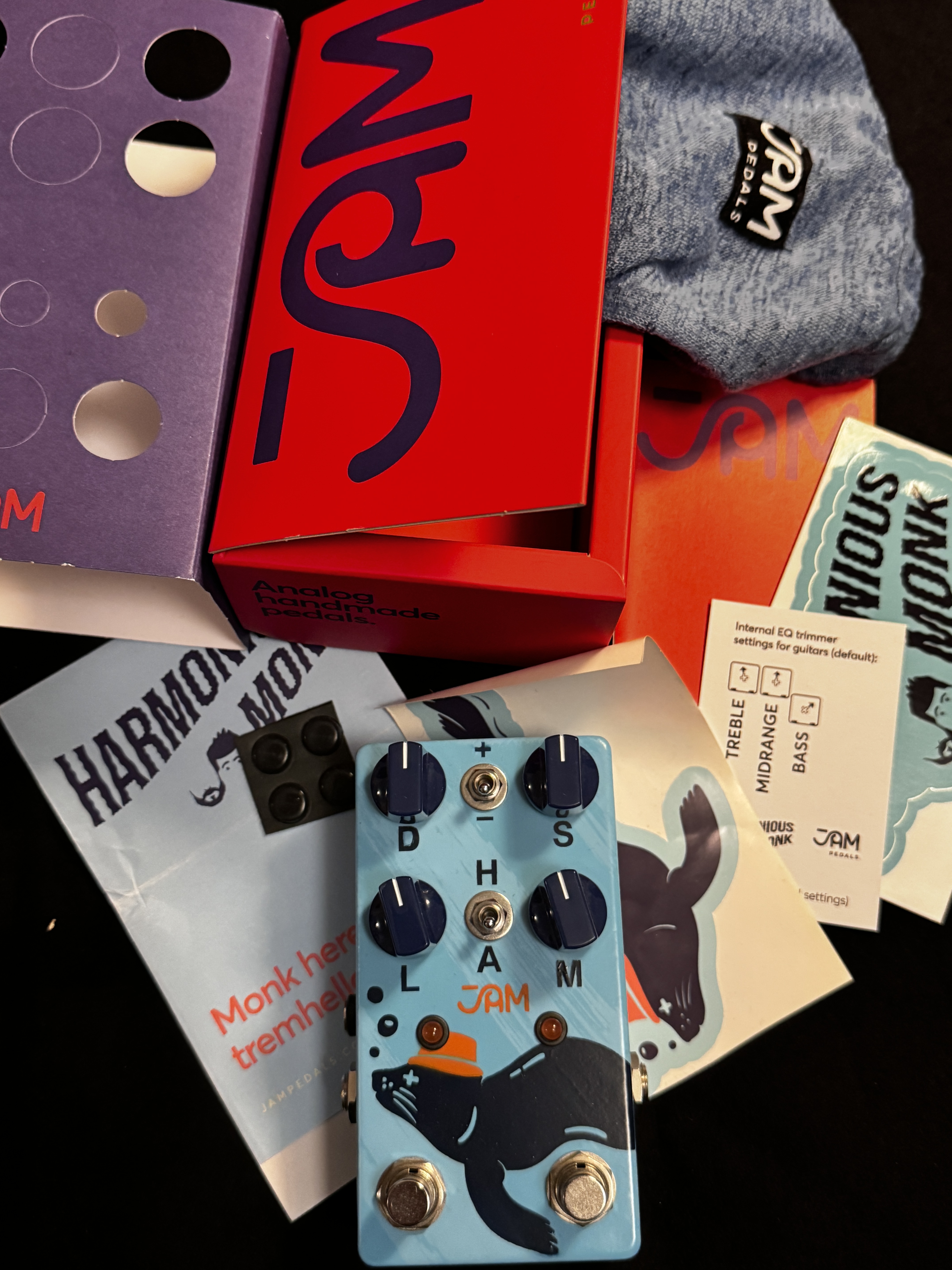 Vends pédale tremolo marque Jame Pedals