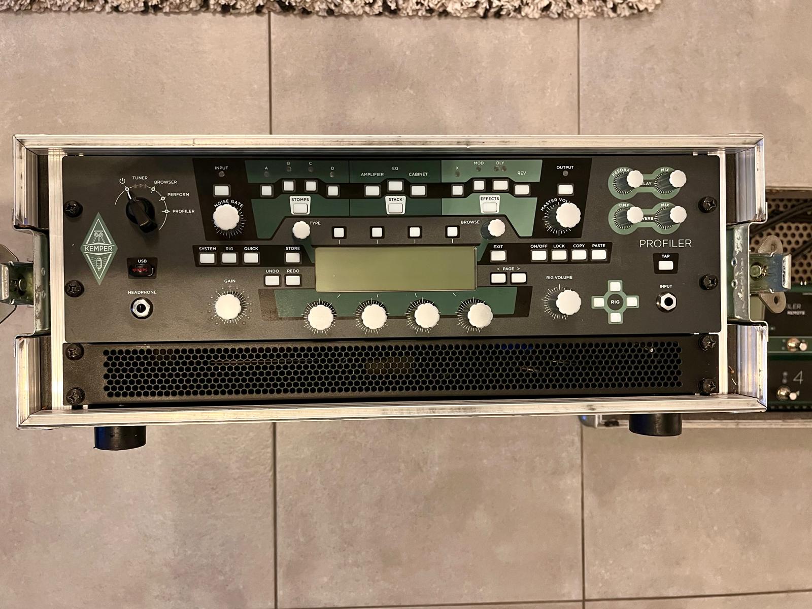 Kemper Rack + Remote + Fly Rack + Fly Remote + baie patch Live