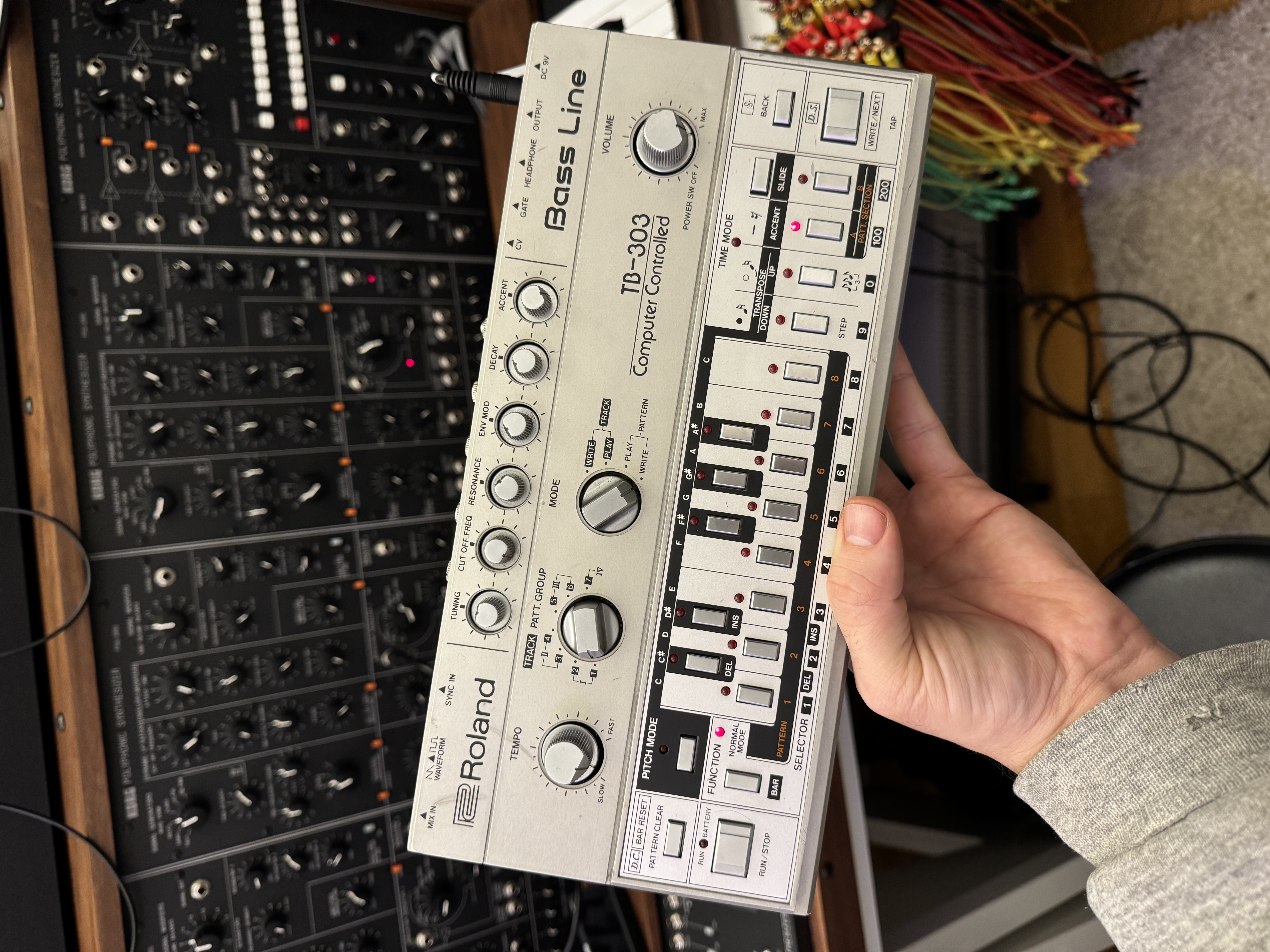 Vends TB303 avec Kenton CV/Gate Mod