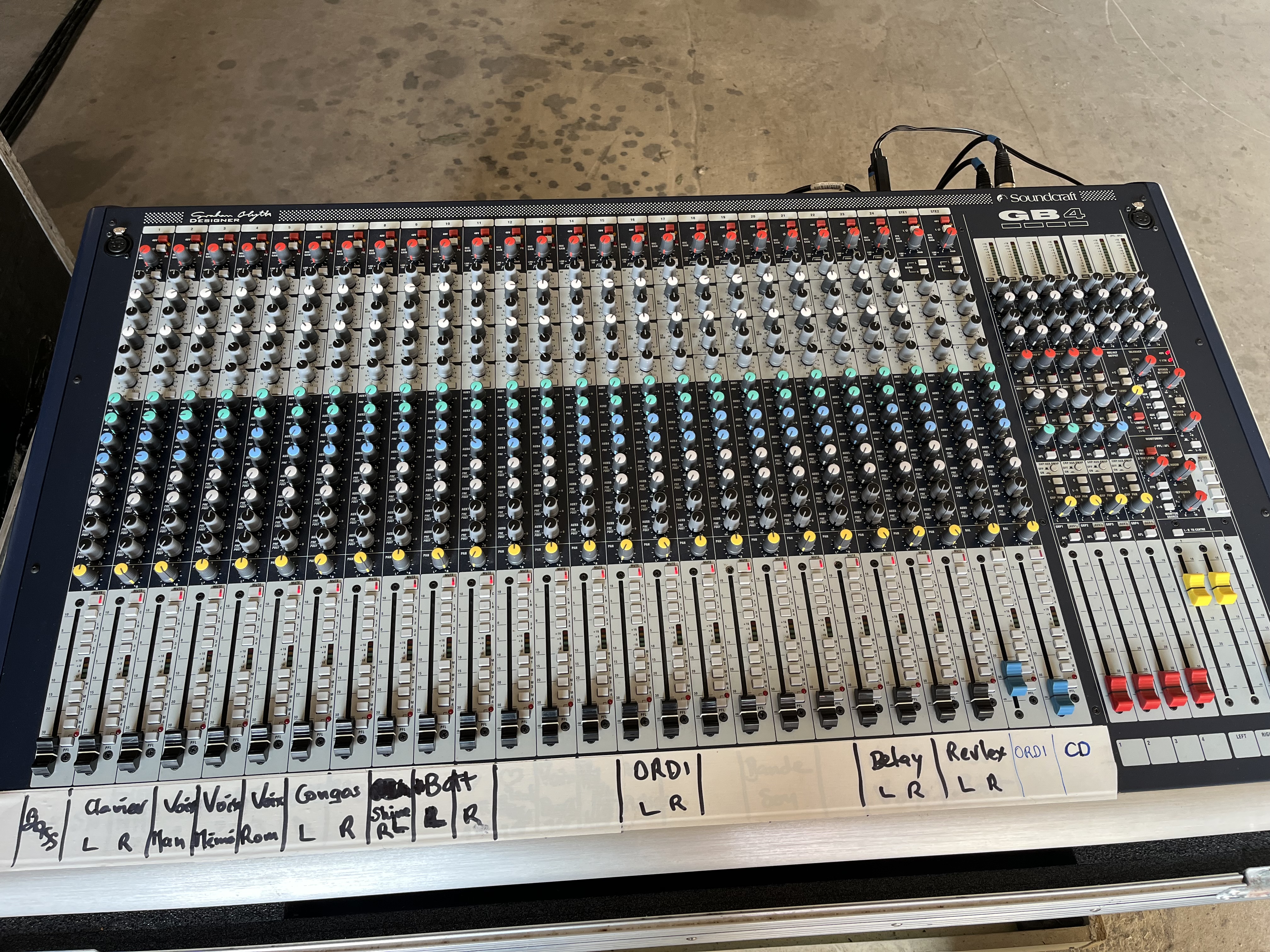 Table de mixage Soundcraft GB4 24