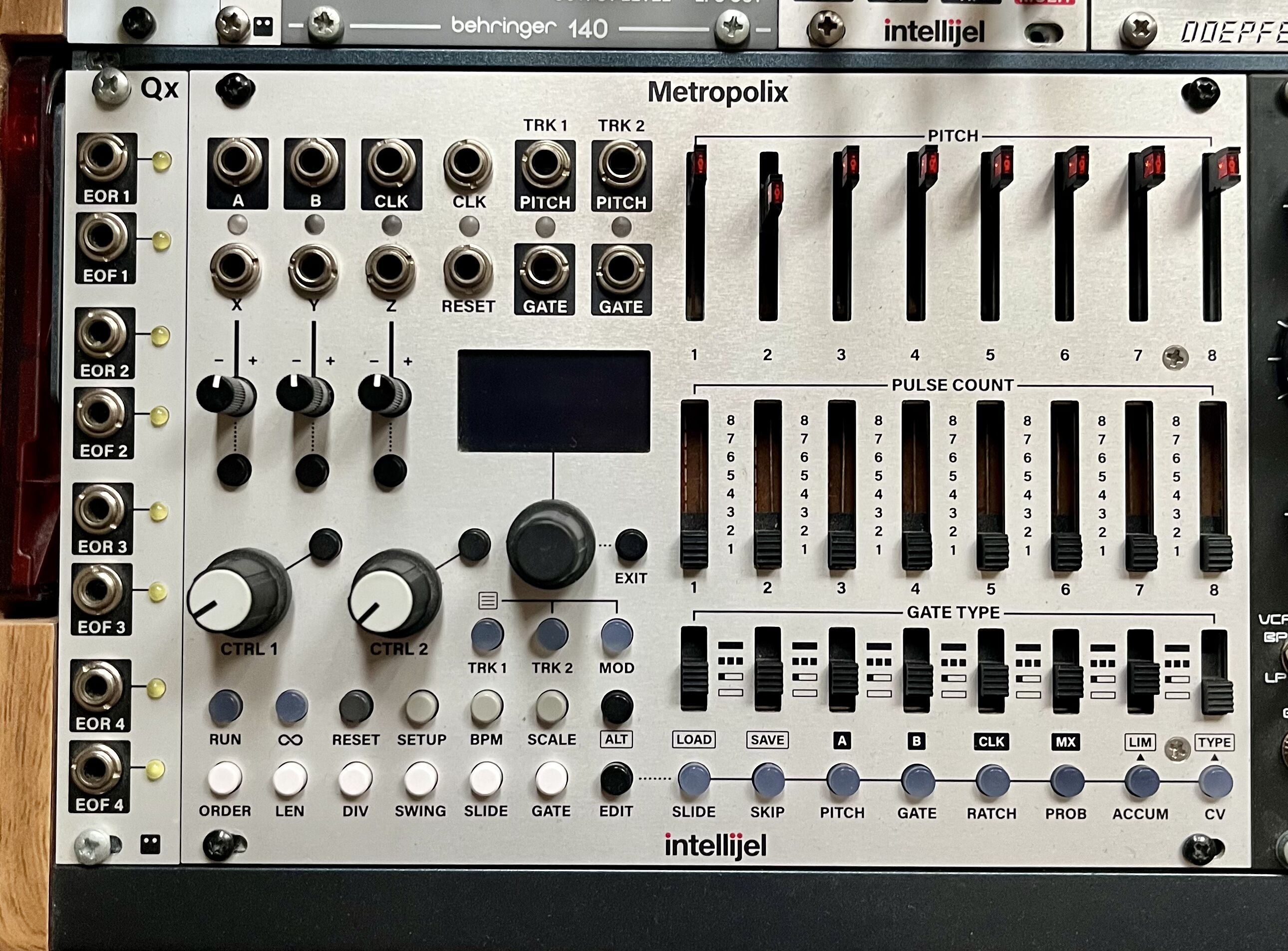 Metropolix (Intellijel) + USB Expander + Qx