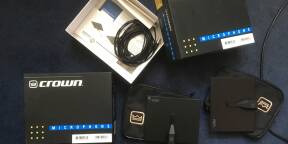 Vends 2x microphone Crown PZM-30D (omnidirectionnel à condensateur)