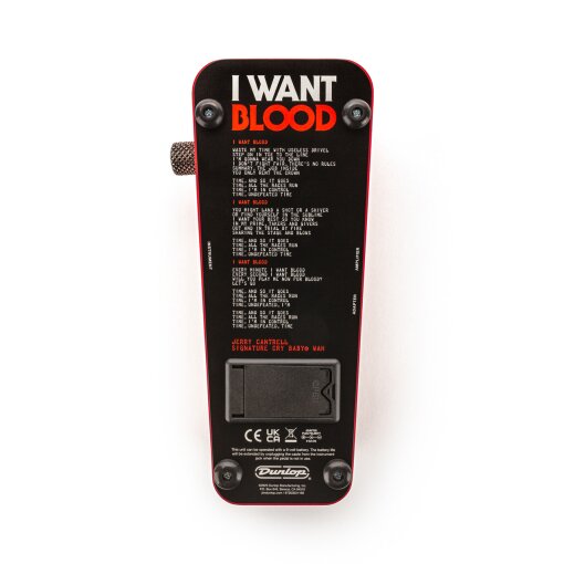 Dunlop JC95IWB Jerry Cantrell I Want Blood Cry Baby Wah : JC95IWB Jerry Cantrell I Want Blood Cry Baby WahBOTTOM Dunlop JC95IWB Jerry Cantrell I Want Blood Cry Baby Wah : JC95IWB Jerry Cantrell I Want Blood Cry Baby WahBOTTOM