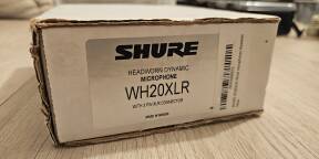 Vends Shure WH20XLR servit une seule fois - Micro serre tête dynamique