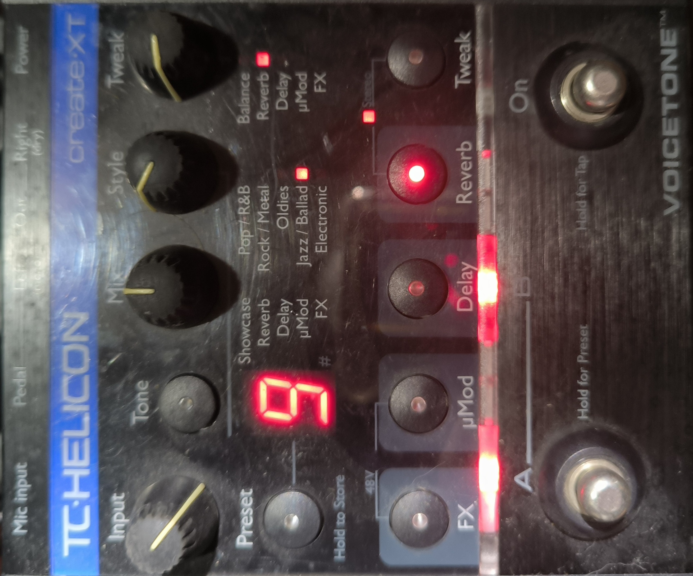 Vends tc helicon voicetone create xt