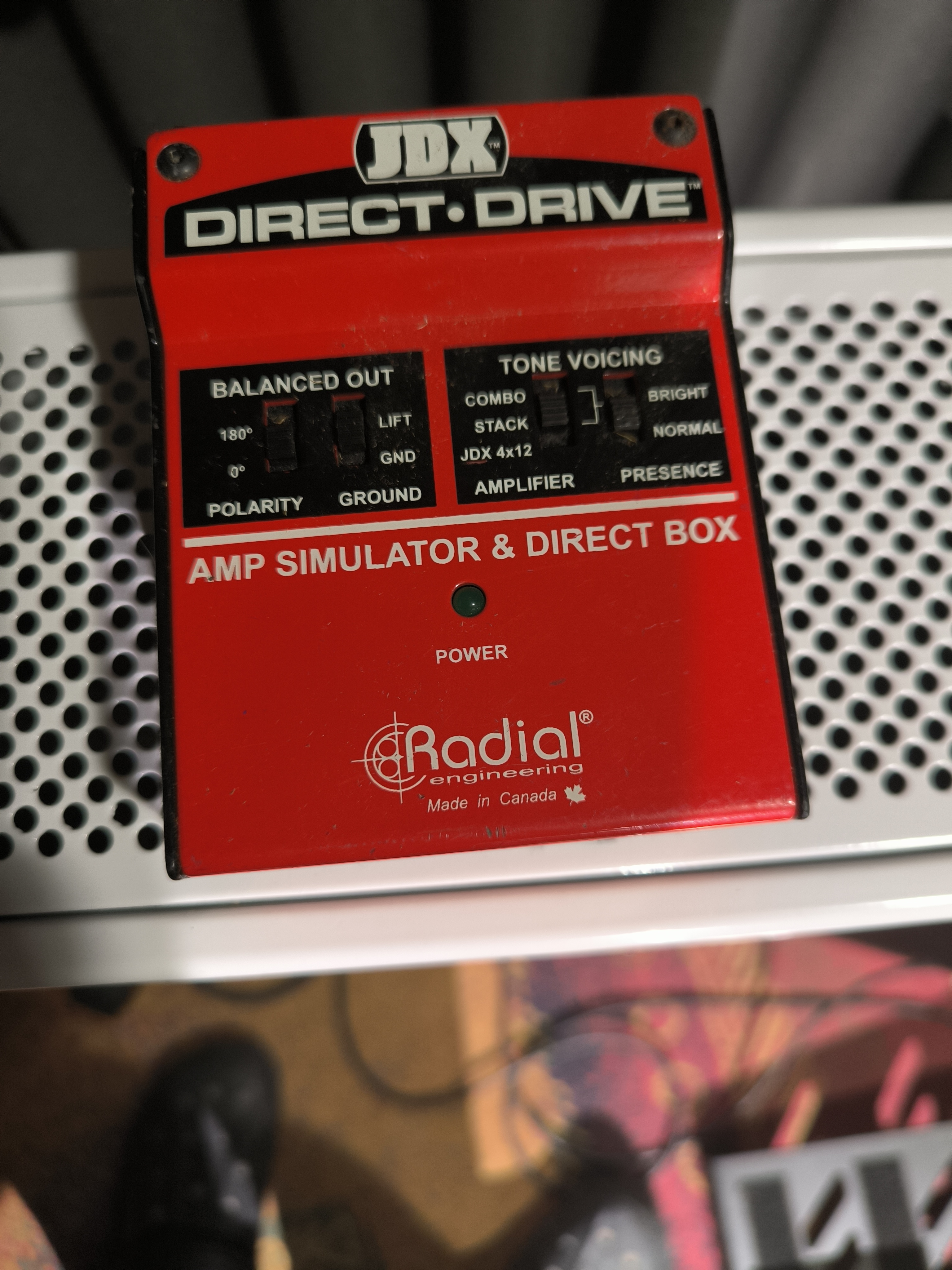 Vends Radial Engineering JDX Direct-Drive amp simulator