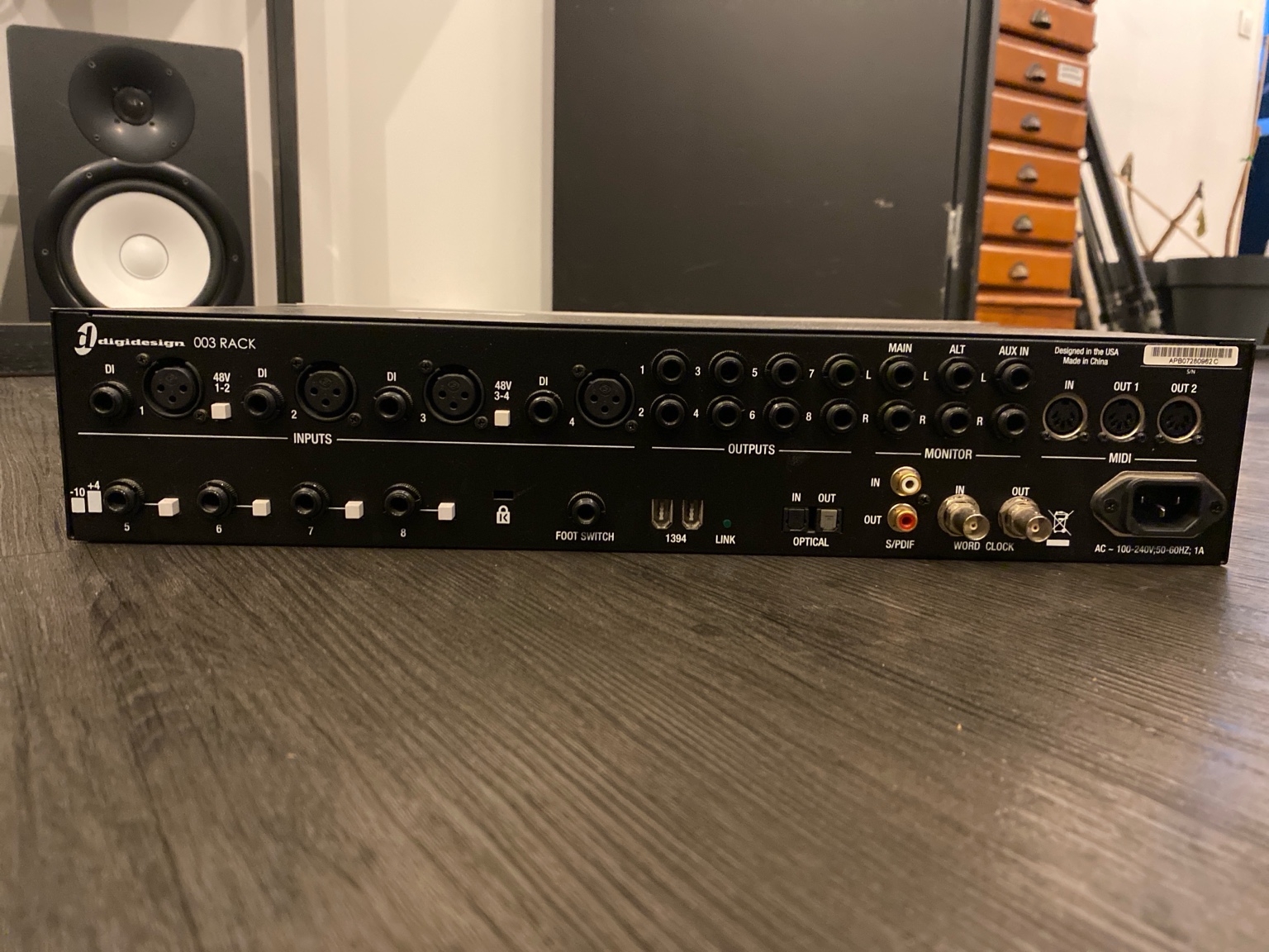 Carte son / interface audio Digidesign 003 Rack – FireWire