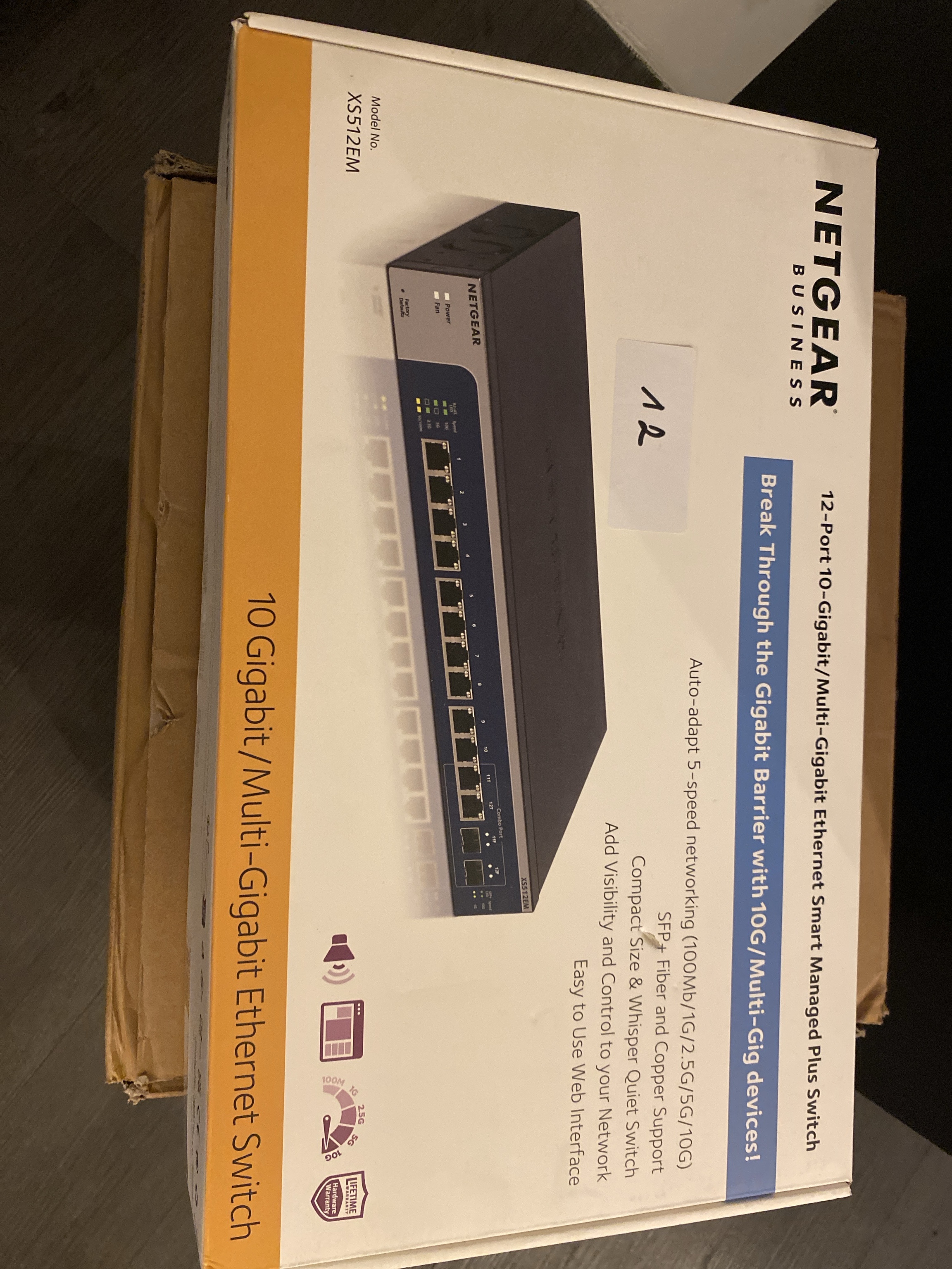 Switch Ethernet Netgear Business  12 ports 10-Gigabit / Multi-Gigabit – Smart Managed Plus