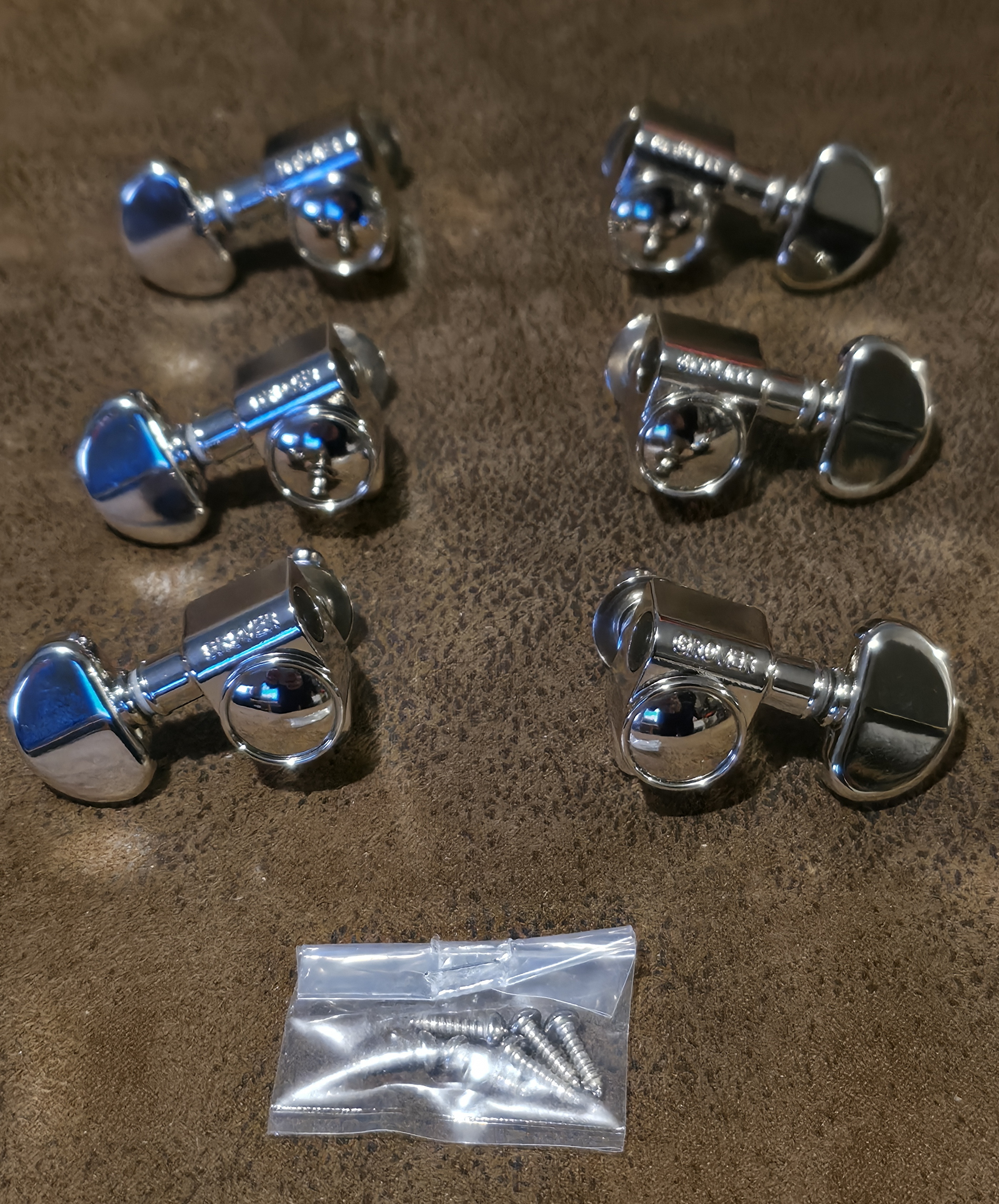 6 mécaniques Grover GR102-18N Rotomatics (3L+3R)