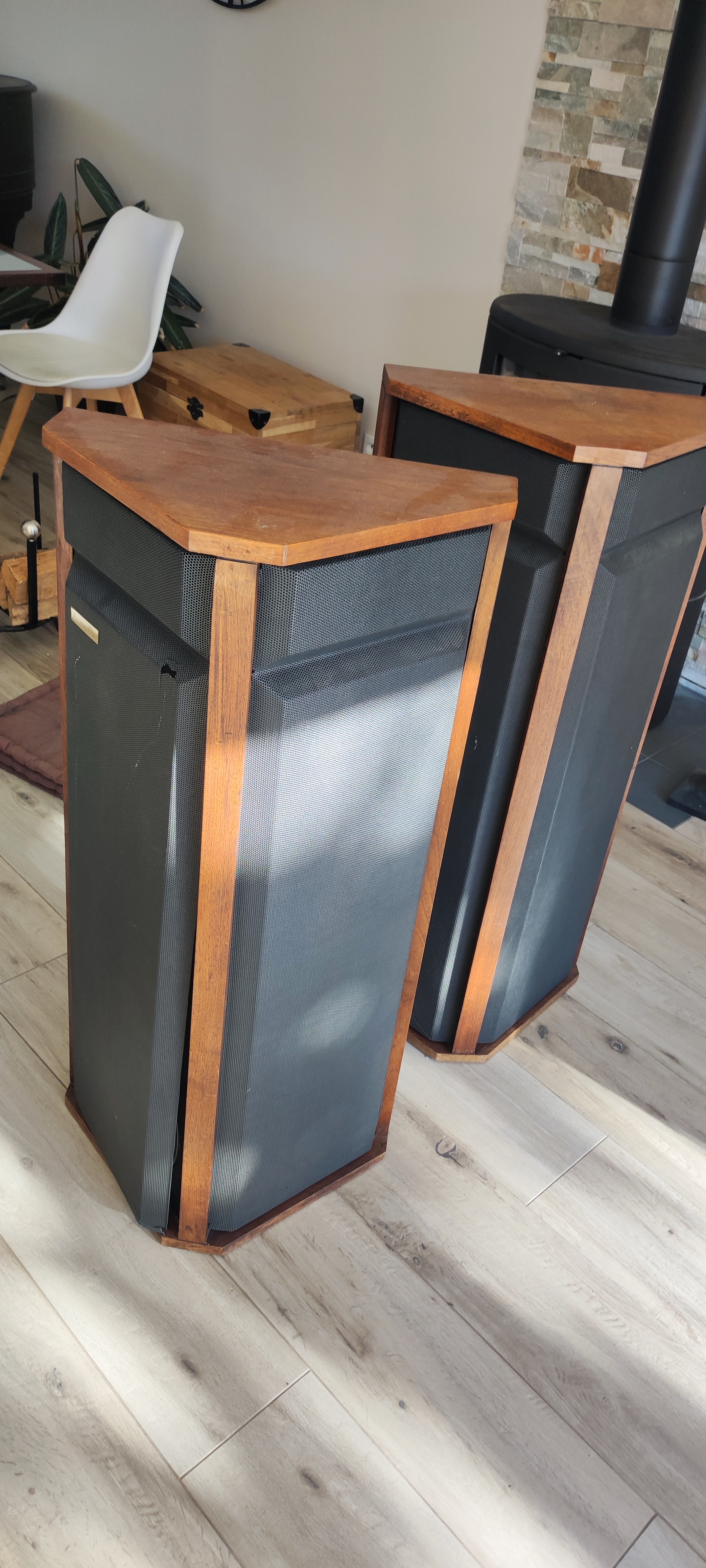 Enceintes vintage Allison one haut de gamme suspensions neuved