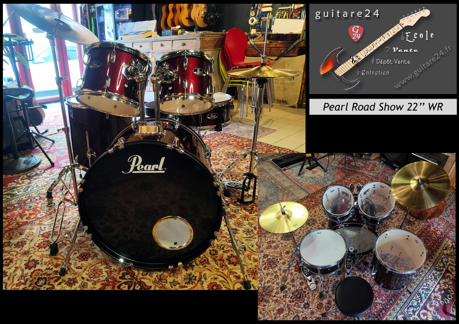 Pearl Road Show 22'' Red Wine