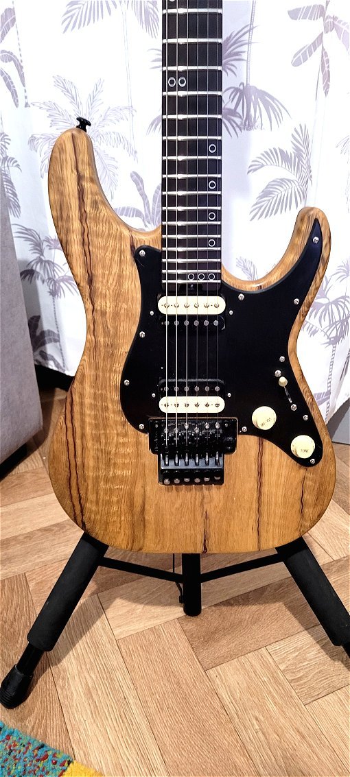 SCHECTER SUN VALLEY  SS EXOTIC Black Limba
