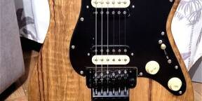 SCHECTER SUN VALLEY SS EXOTIC Black Limba