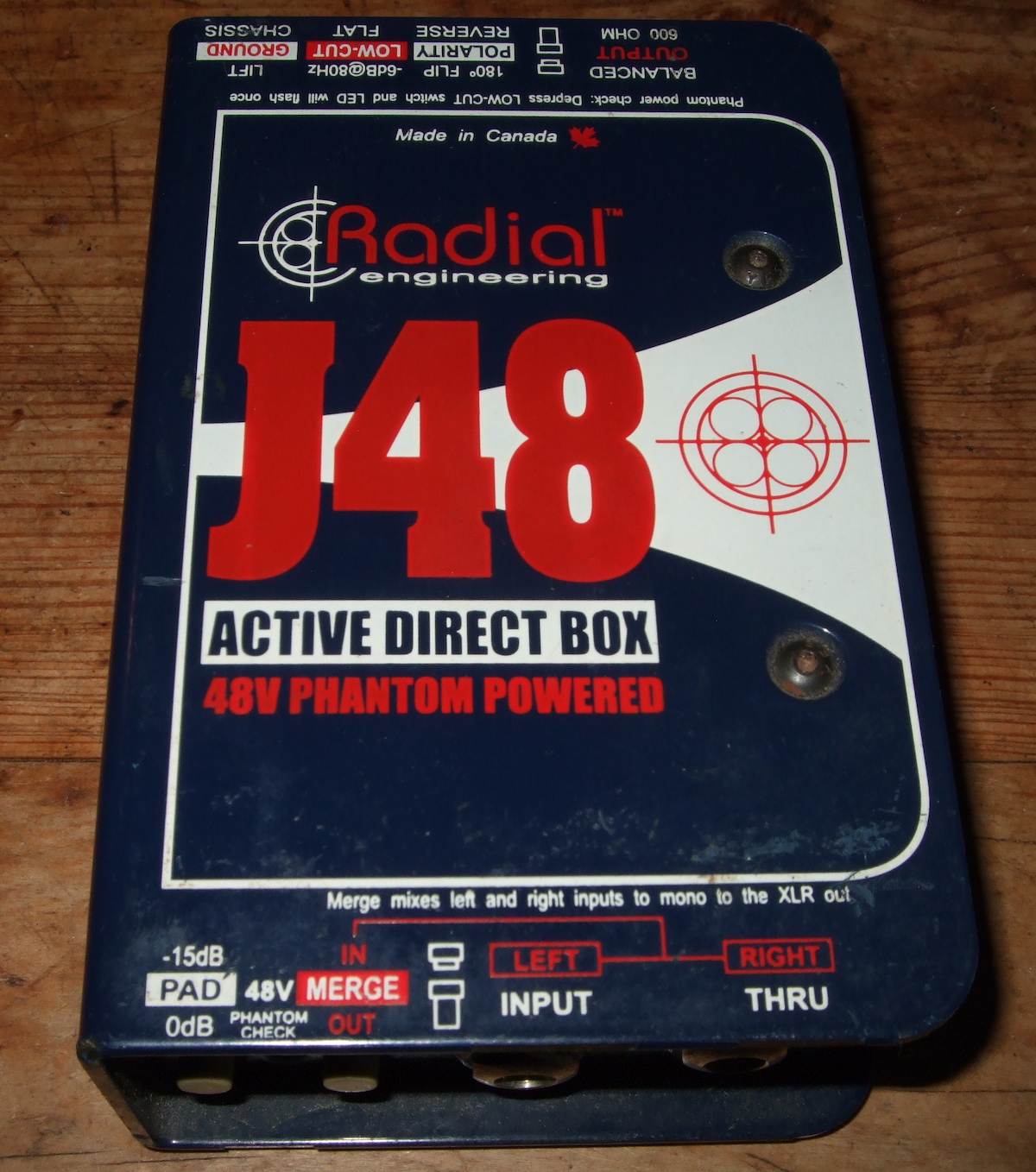 Boîte de Direct - D.I. Active Radial Engineering J48