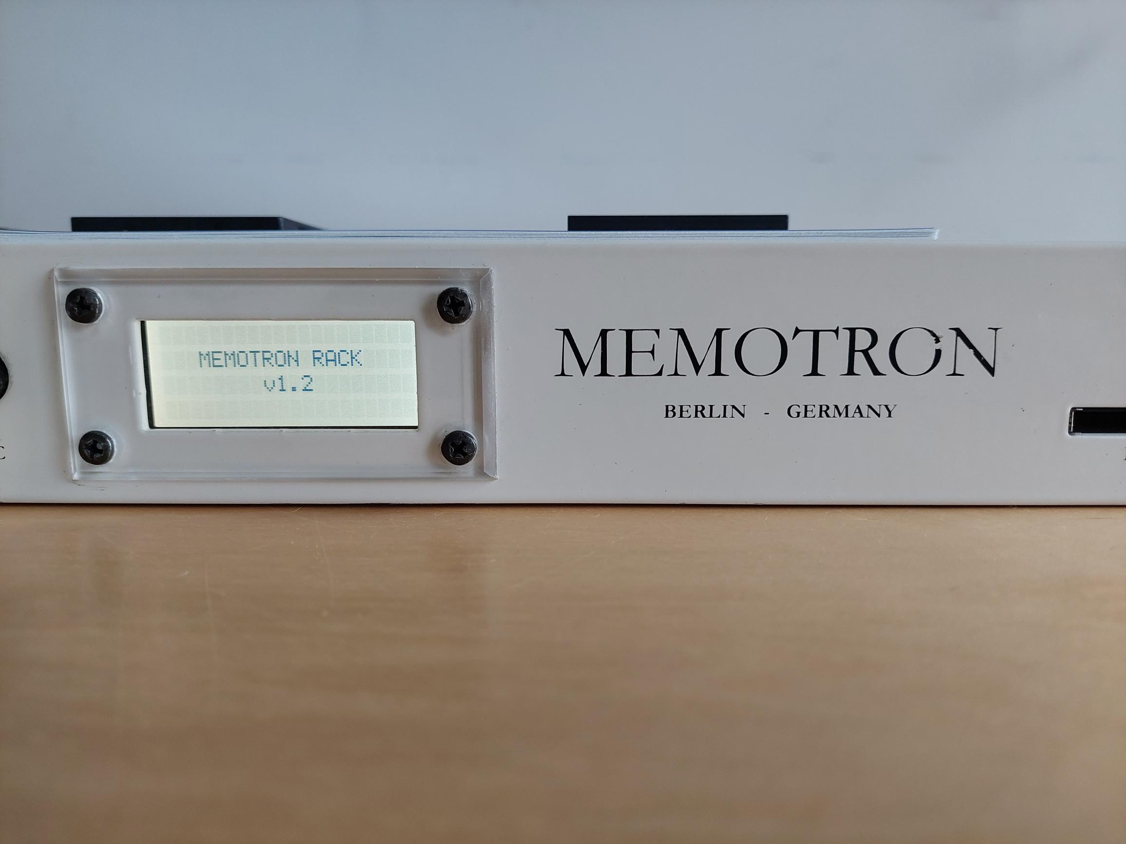 Memotron rack