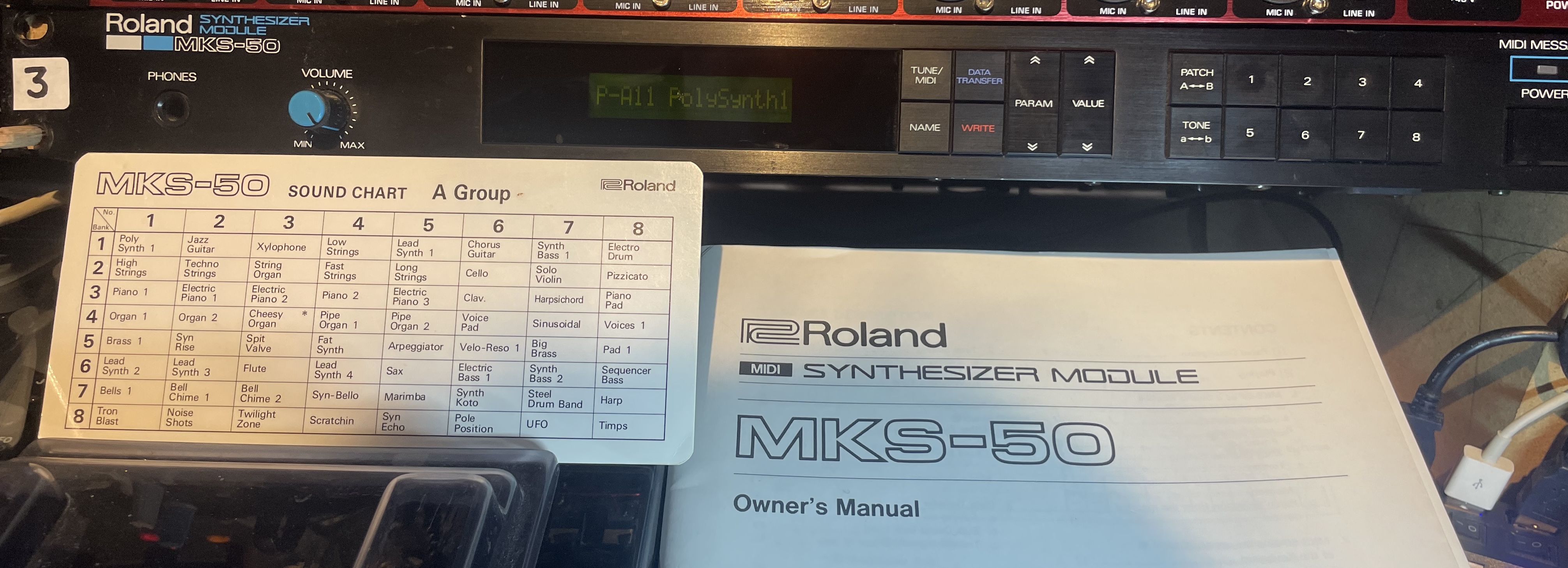 Vends MKS-50 + manuel