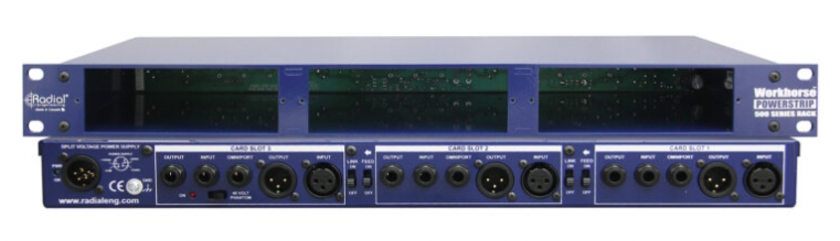 Vends Radial Powerstrip - Rack pour 3 modules série 500