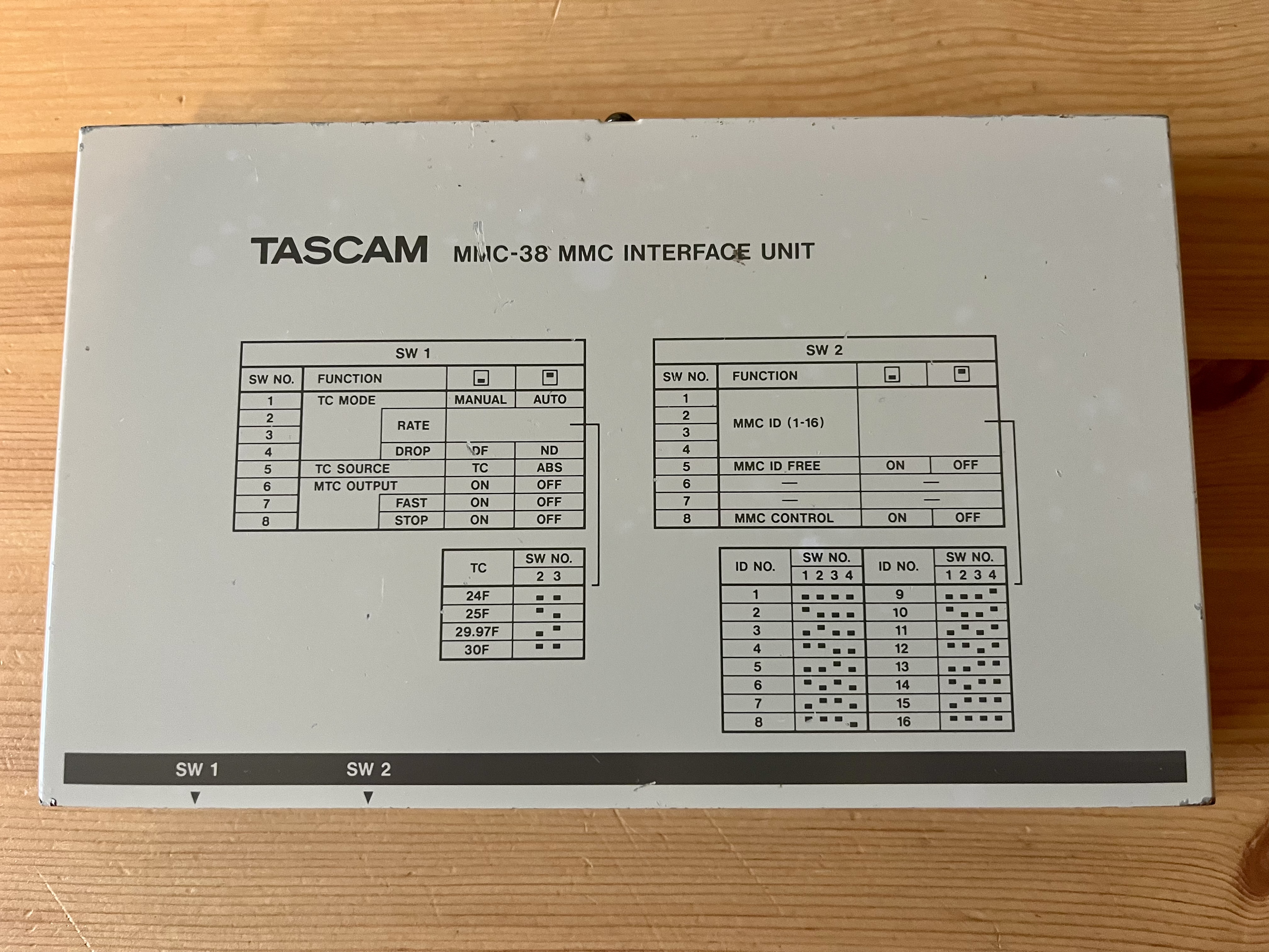 TASCAM MMC 38
