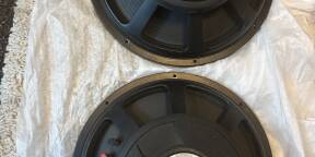 Vends deux haut parleurs 38cm JBL E-130-8