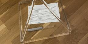 Pyramide en cristal (30 cm)