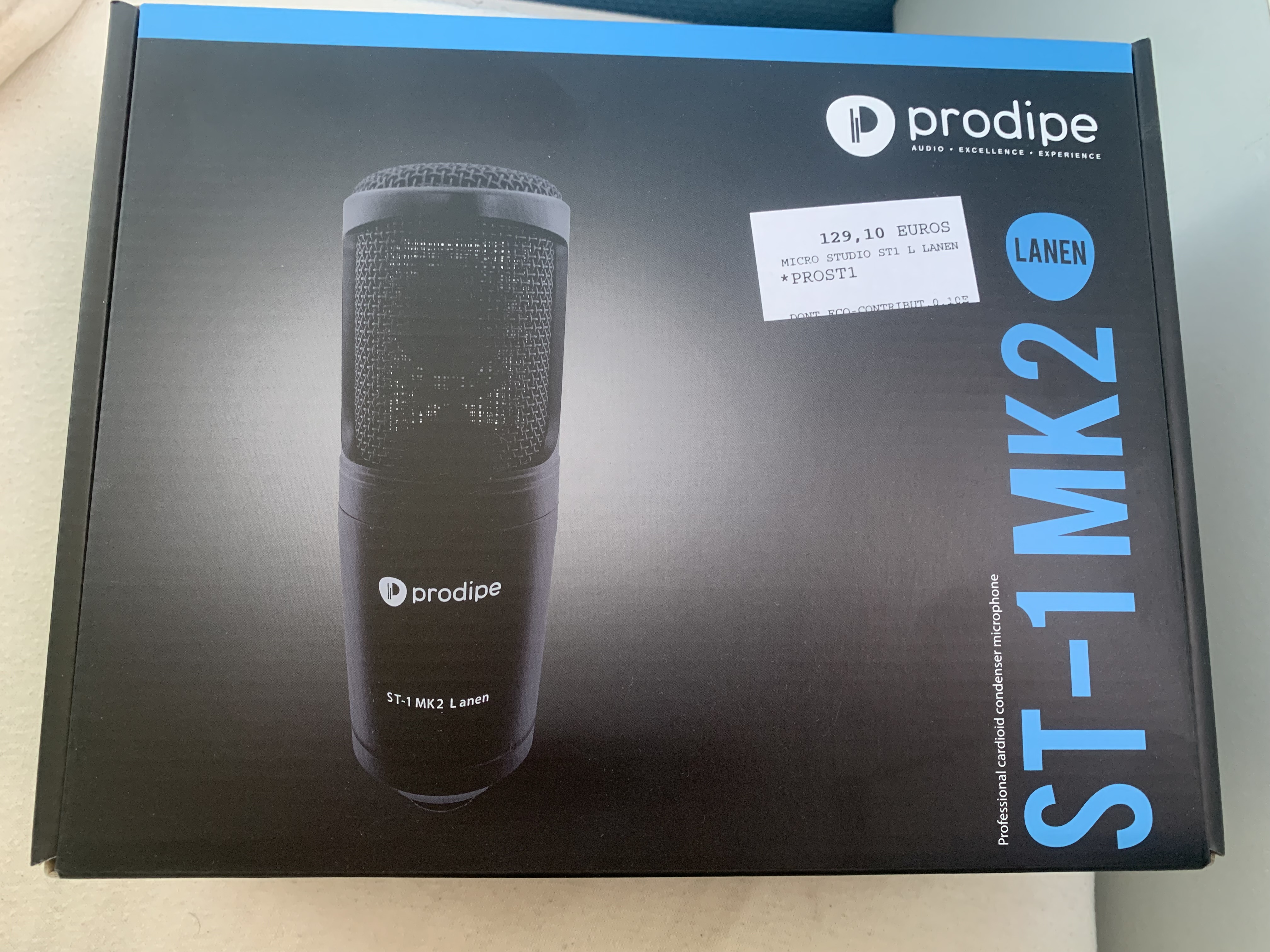 Micro de studio Prodipe ST-1 MK2 Lanen — NEUF 