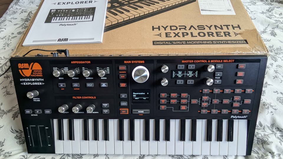 Synthé ASM Hydrasynth Explorer en boite avec facture