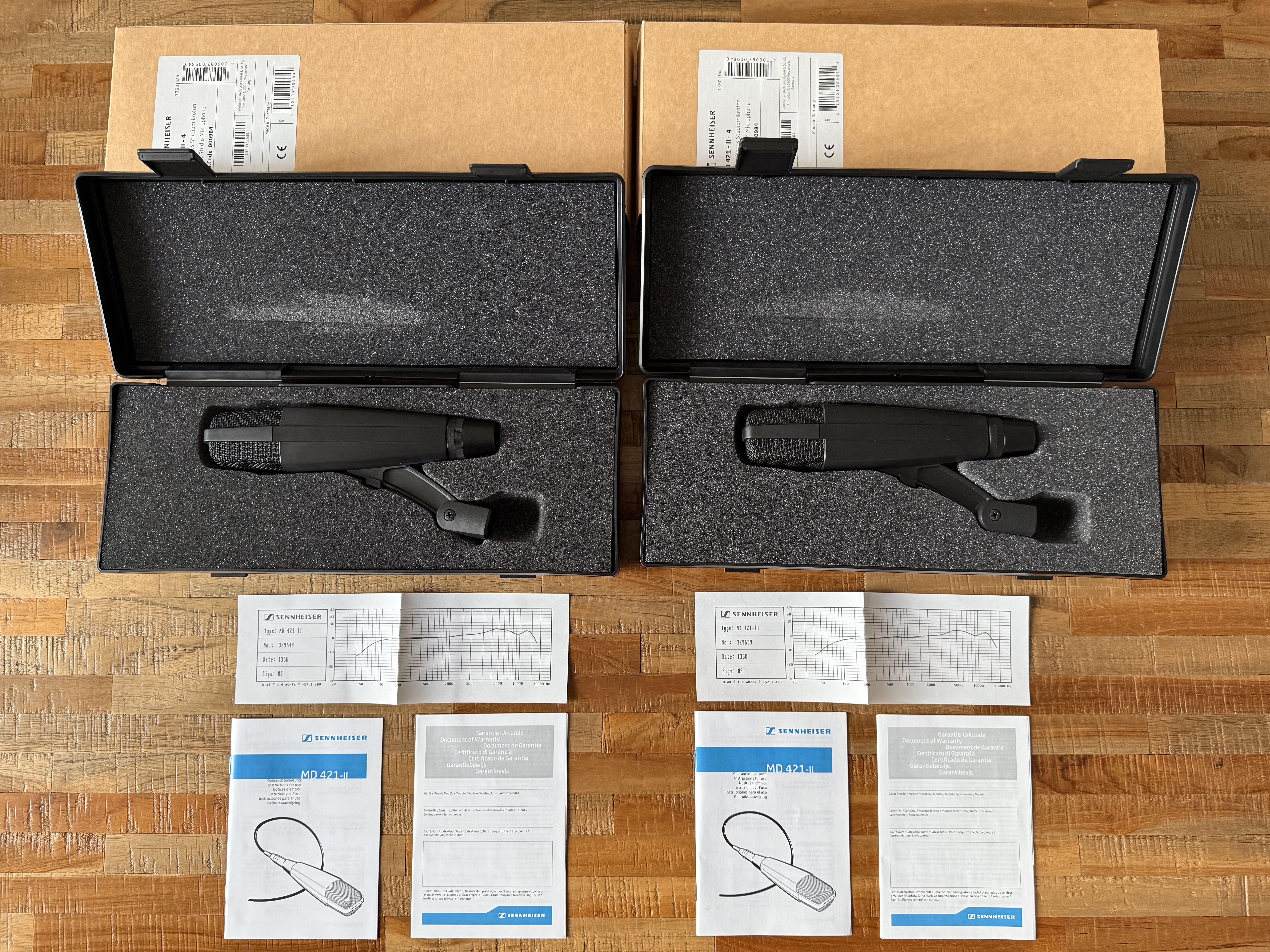 Paire de micros Sennheiser MD 421-II-4