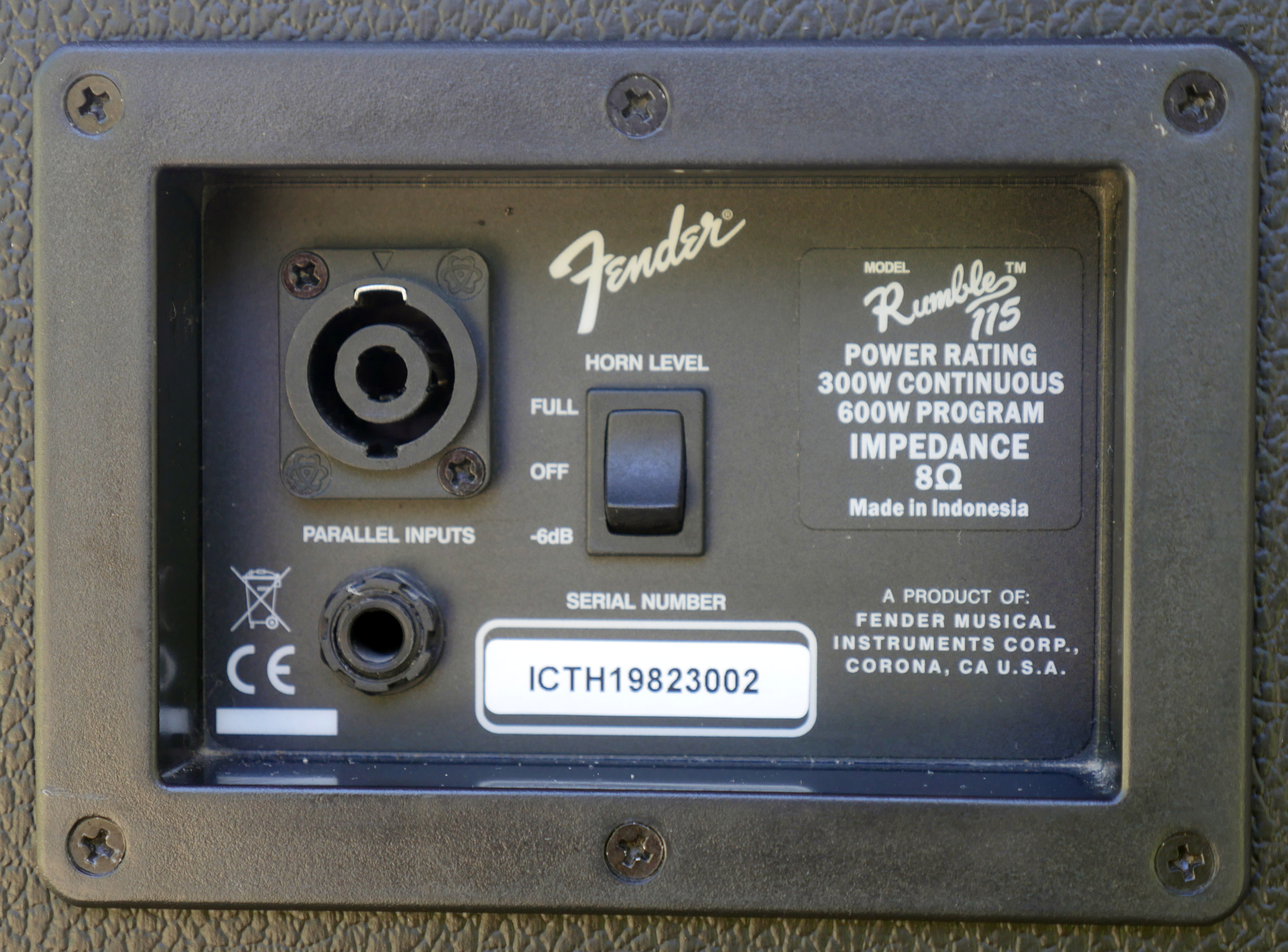 Fender Rumble 115 Cabinet V3 (37163)