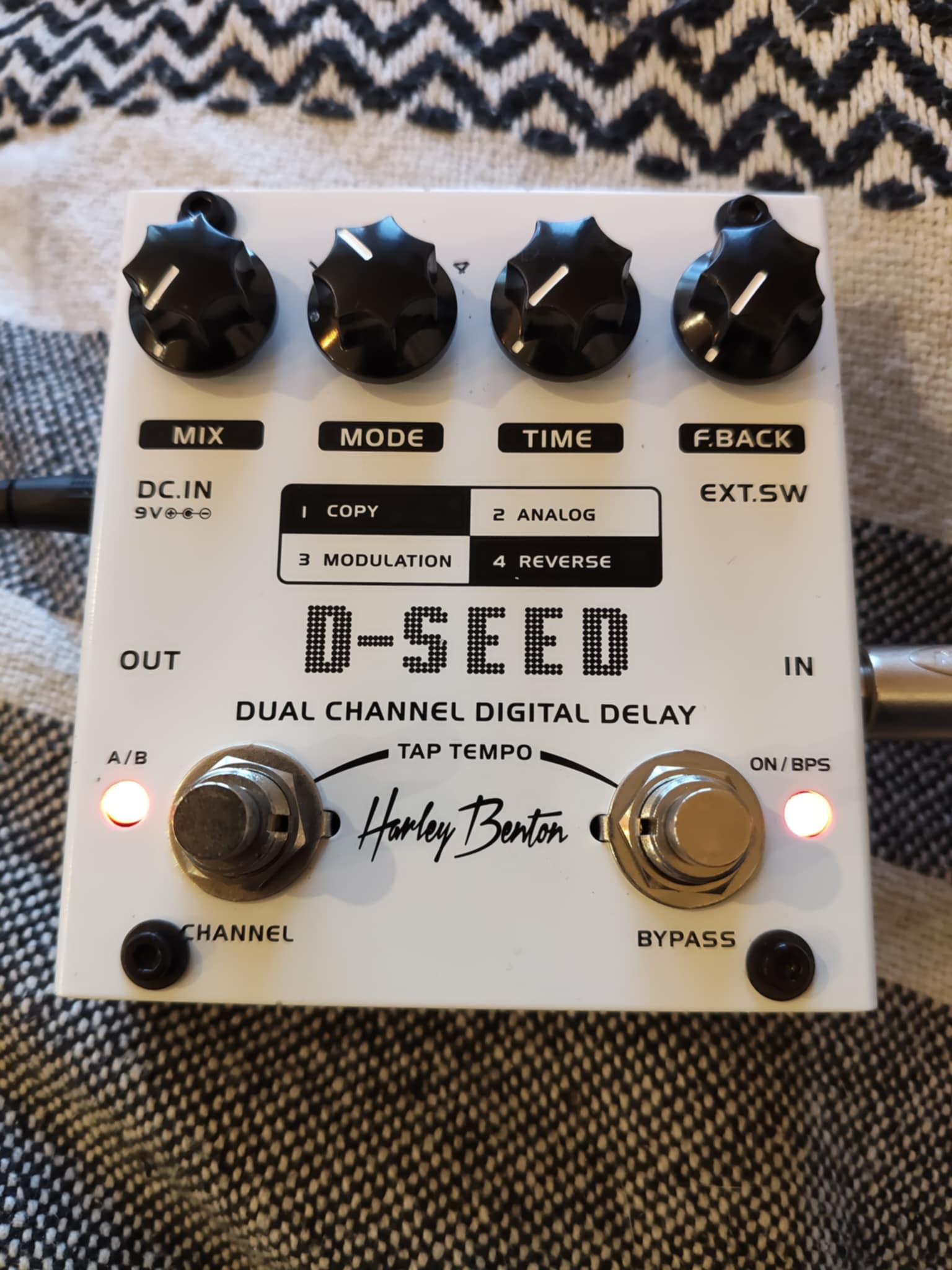Pédale effet Delay Harley Benton D-Seed