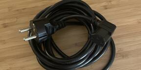 Cordon d’alimentation Schuko - IEC coudée (3 m - I Sheng)