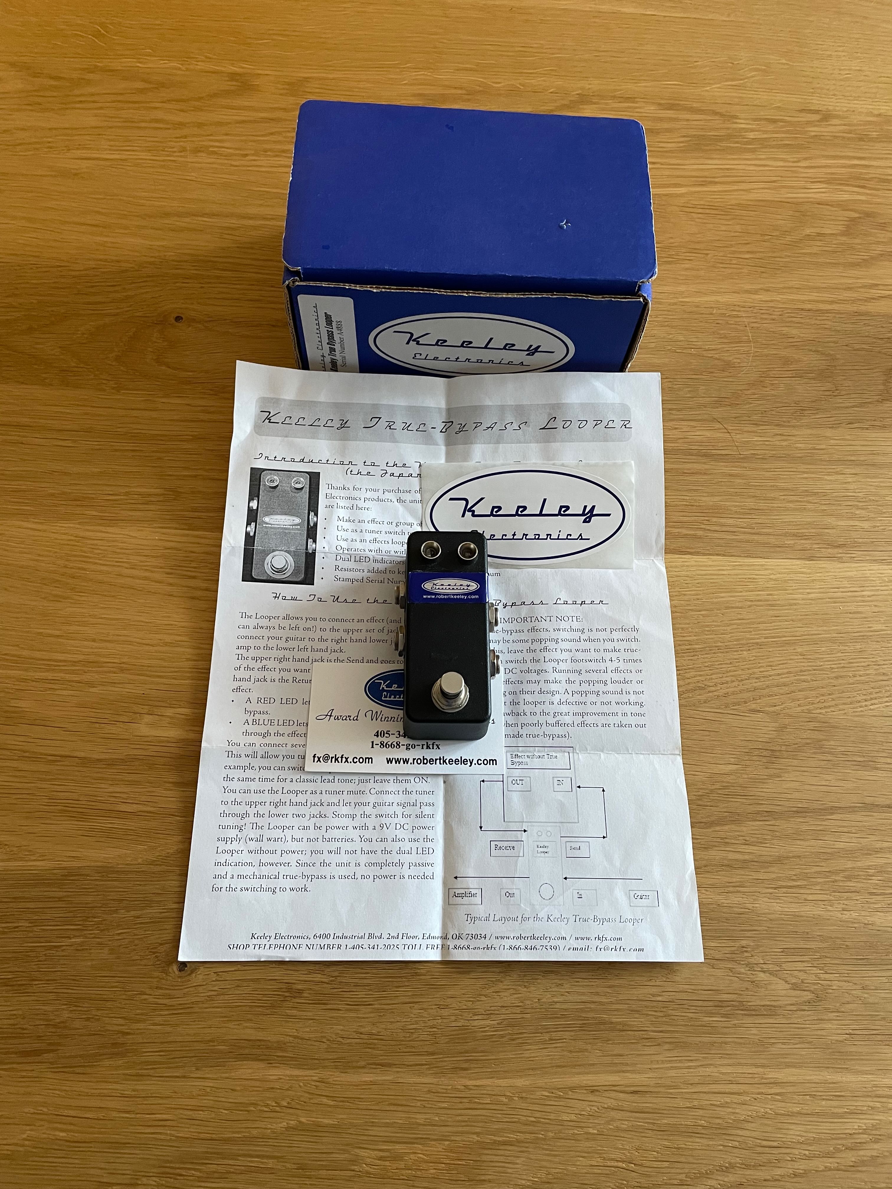 Robert Keeley True Bypass Looper