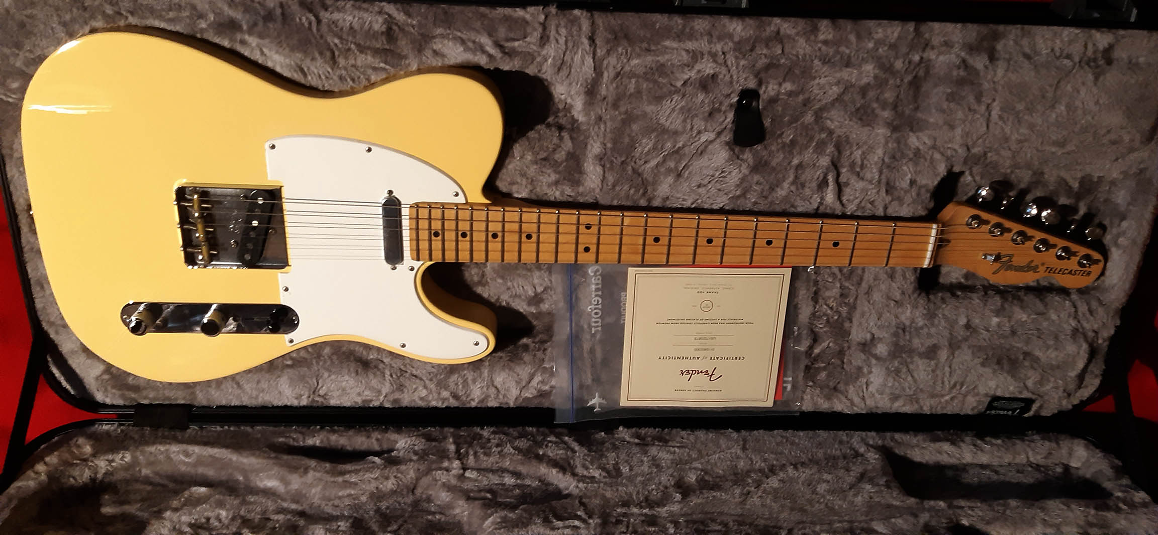 Vends Fender American Special Telecaster Vintage White + Case Fender
