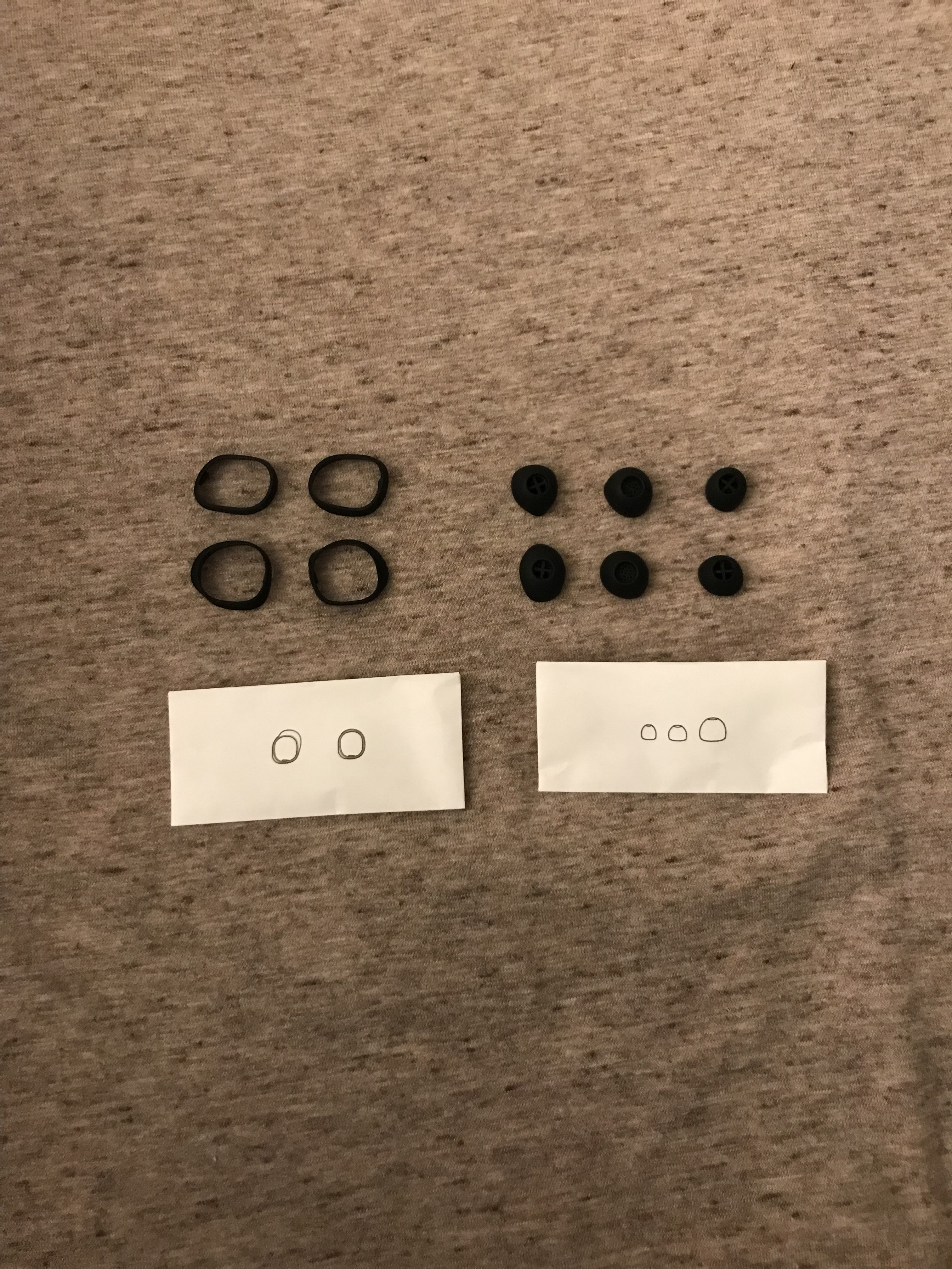 Jeux d’embouts auriculaires et d’ailettes d’oreilles - Sennheiser Momentum