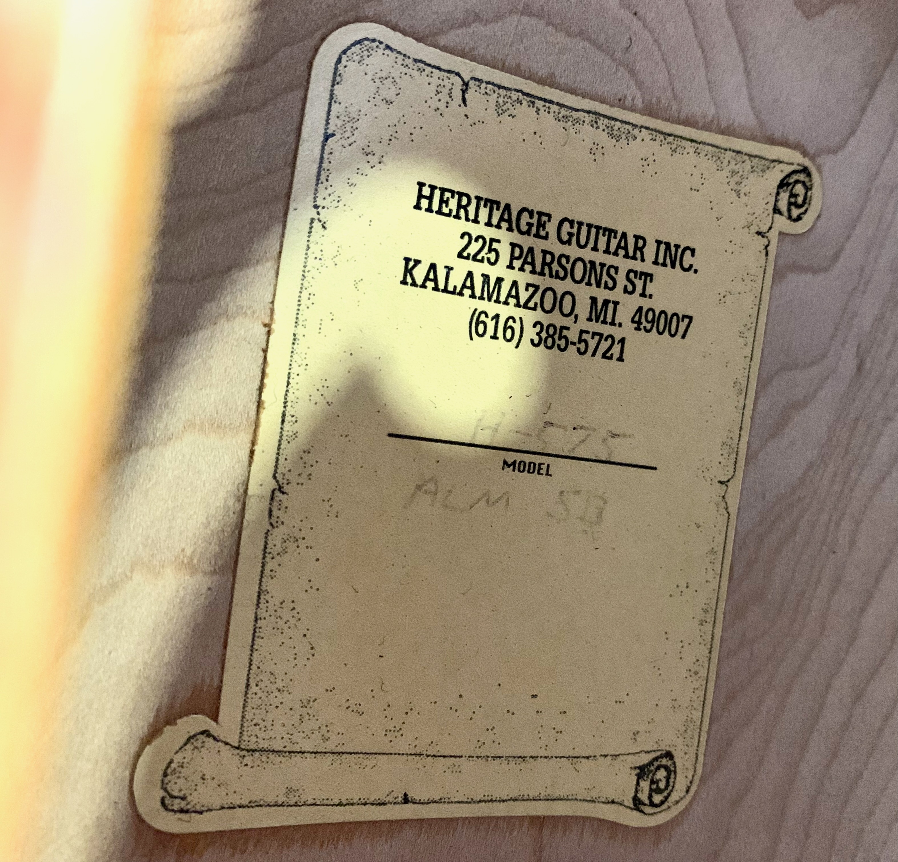 Heritage Standard H-575 (68760)